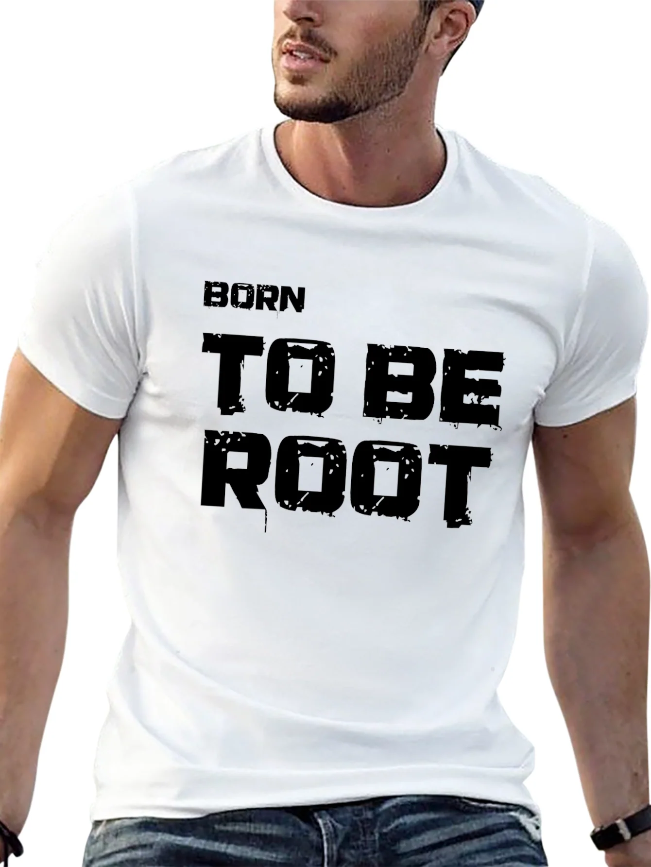 Born To Be Root Black T-Shirt - IT Developer