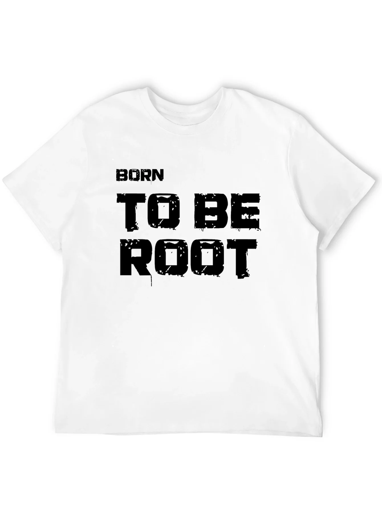 Born To Be Root Black T-Shirt - IT Developer