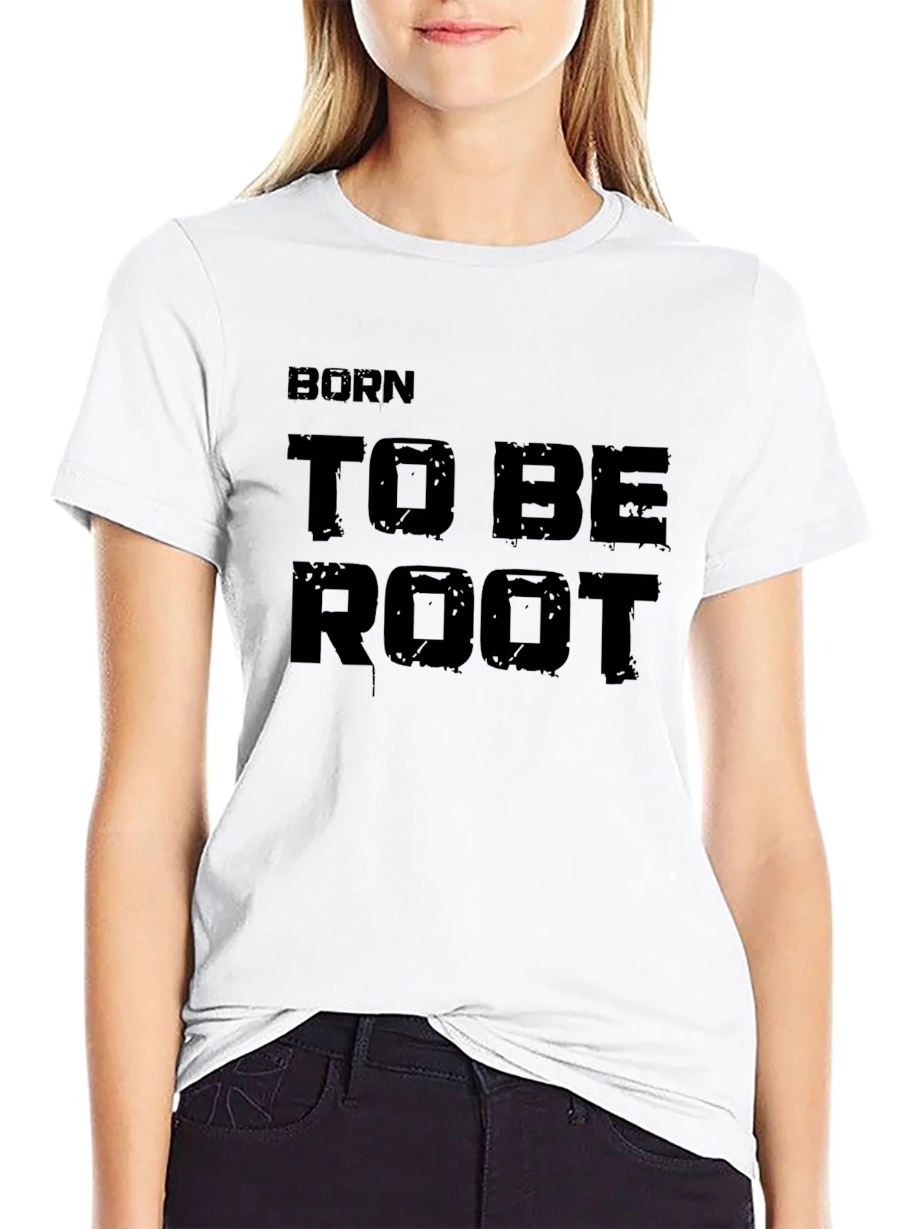 Born To Be Root Black T-Shirt - IT Developer