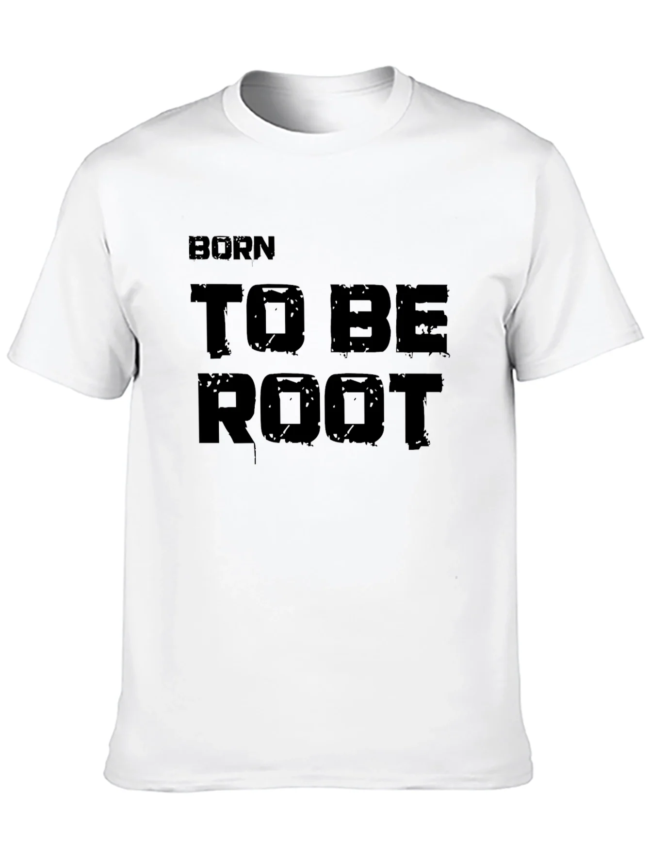 Born To Be Root Black T-Shirt - IT Developer