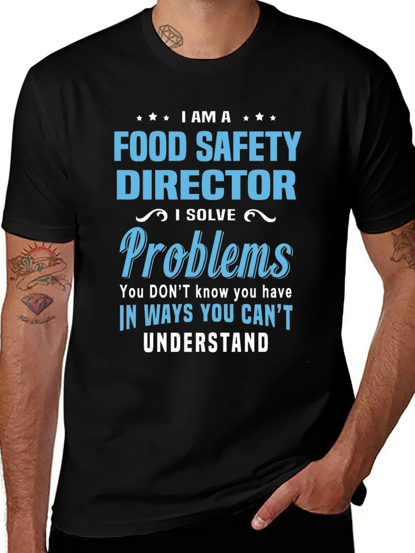 Food Safety Director T-Shirt: I Solve Problems
