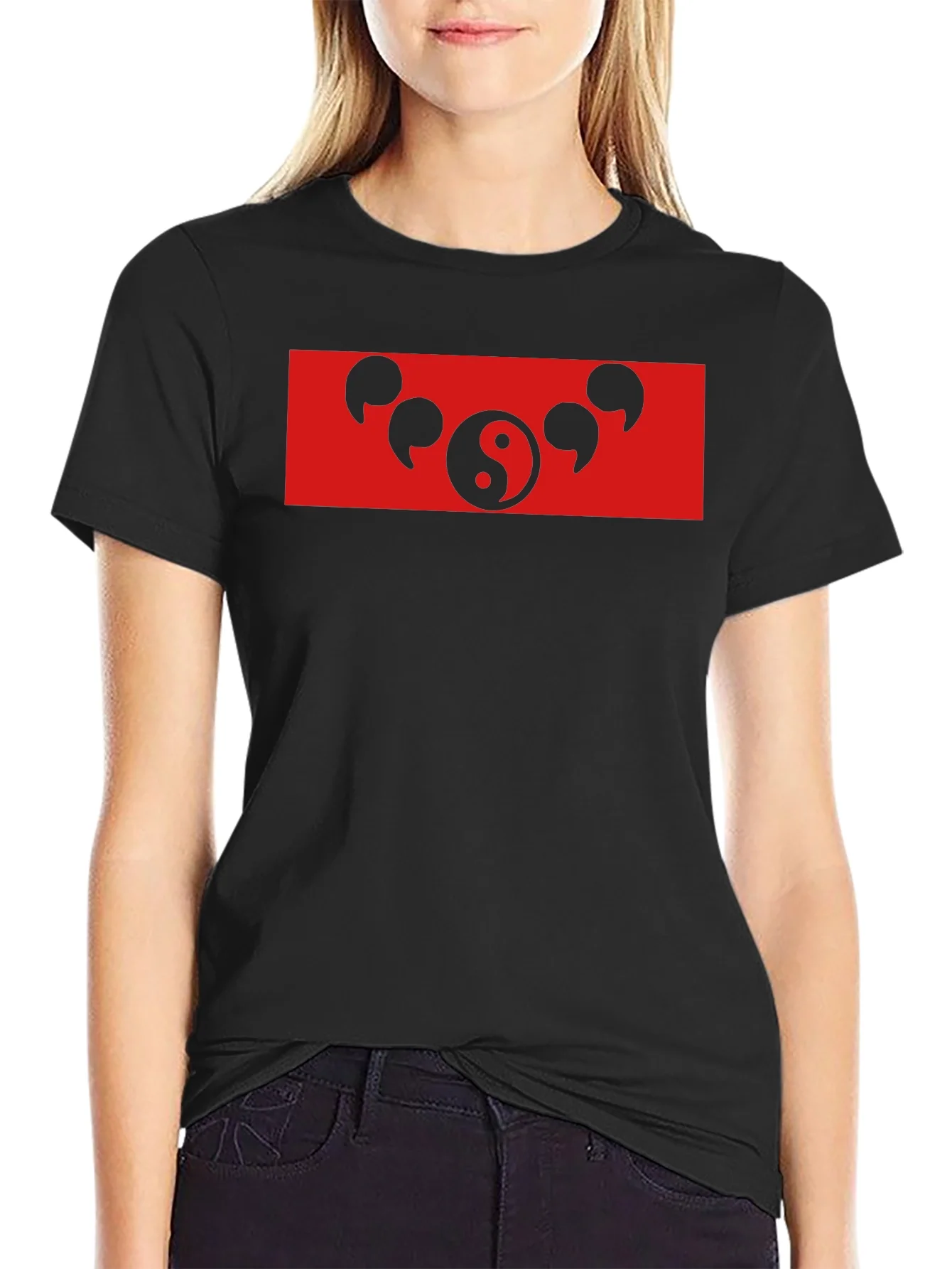 Yin Yang Sharingan T-Shirt - Anime Inspired Black Tee