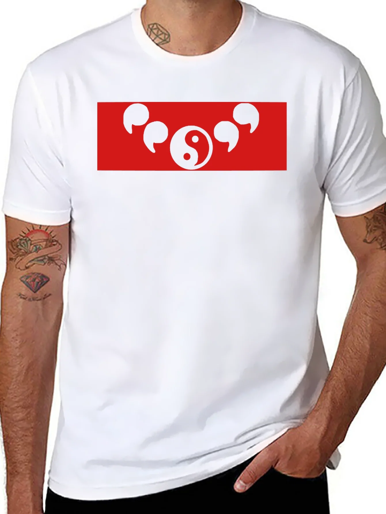Yin Yang Sharingan T-Shirt - Anime Inspired Black Tee