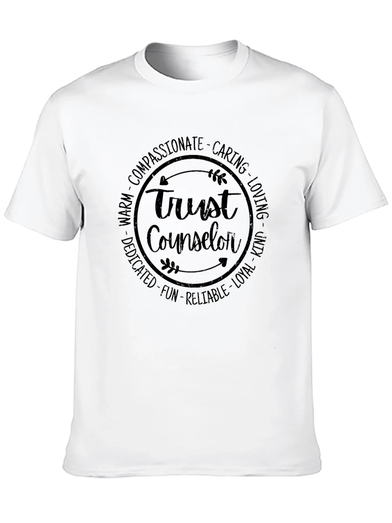 Trust Counselor T-Shirt - Compassionate Caring Design