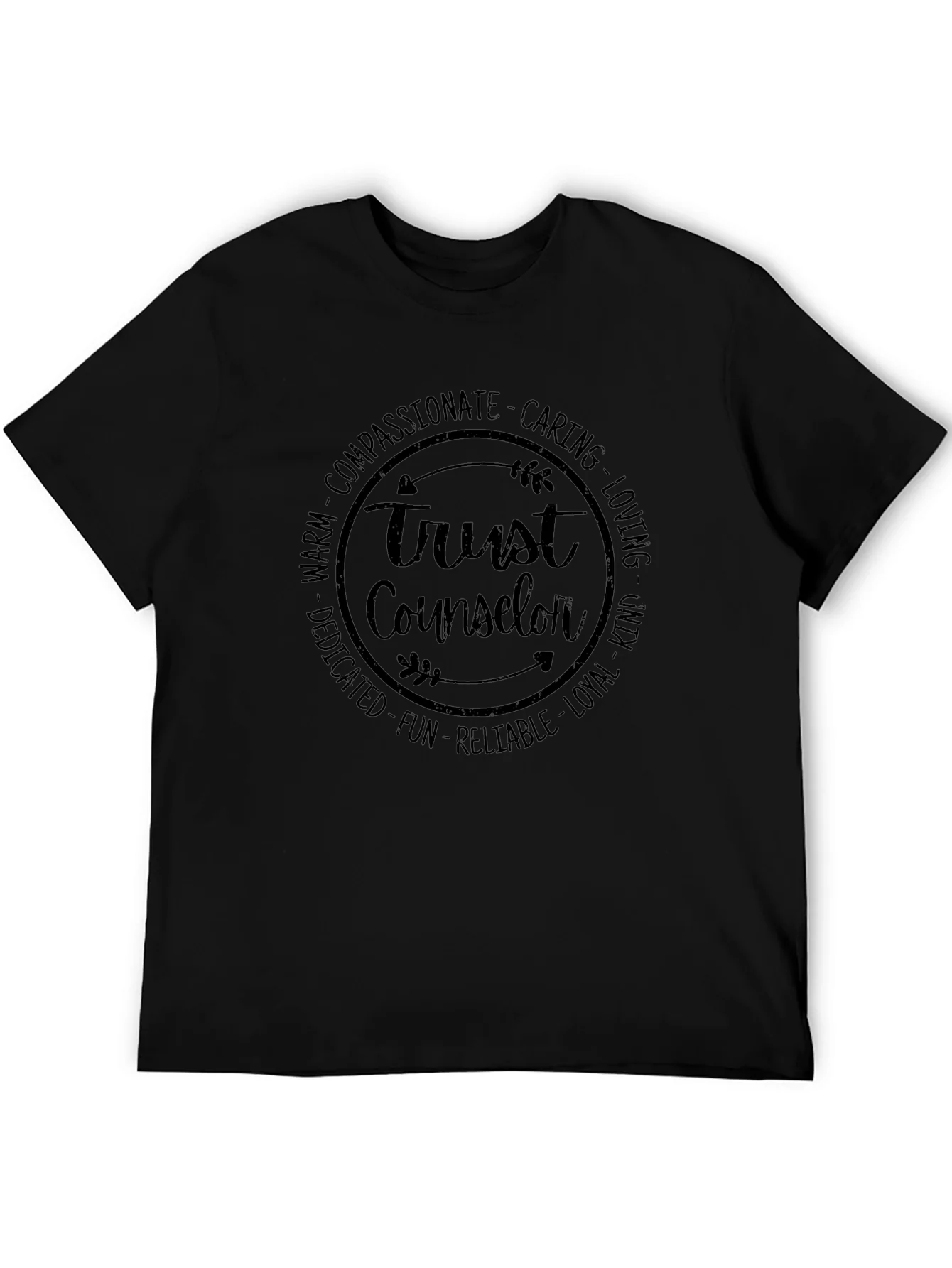 Trust Counselor T-Shirt - Compassionate Caring Design