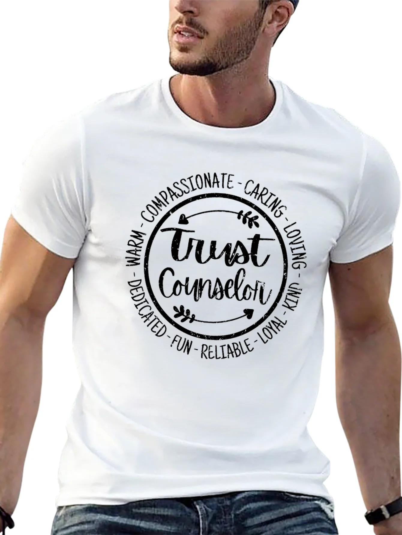 Trust Counselor T-Shirt - Compassionate Caring Design