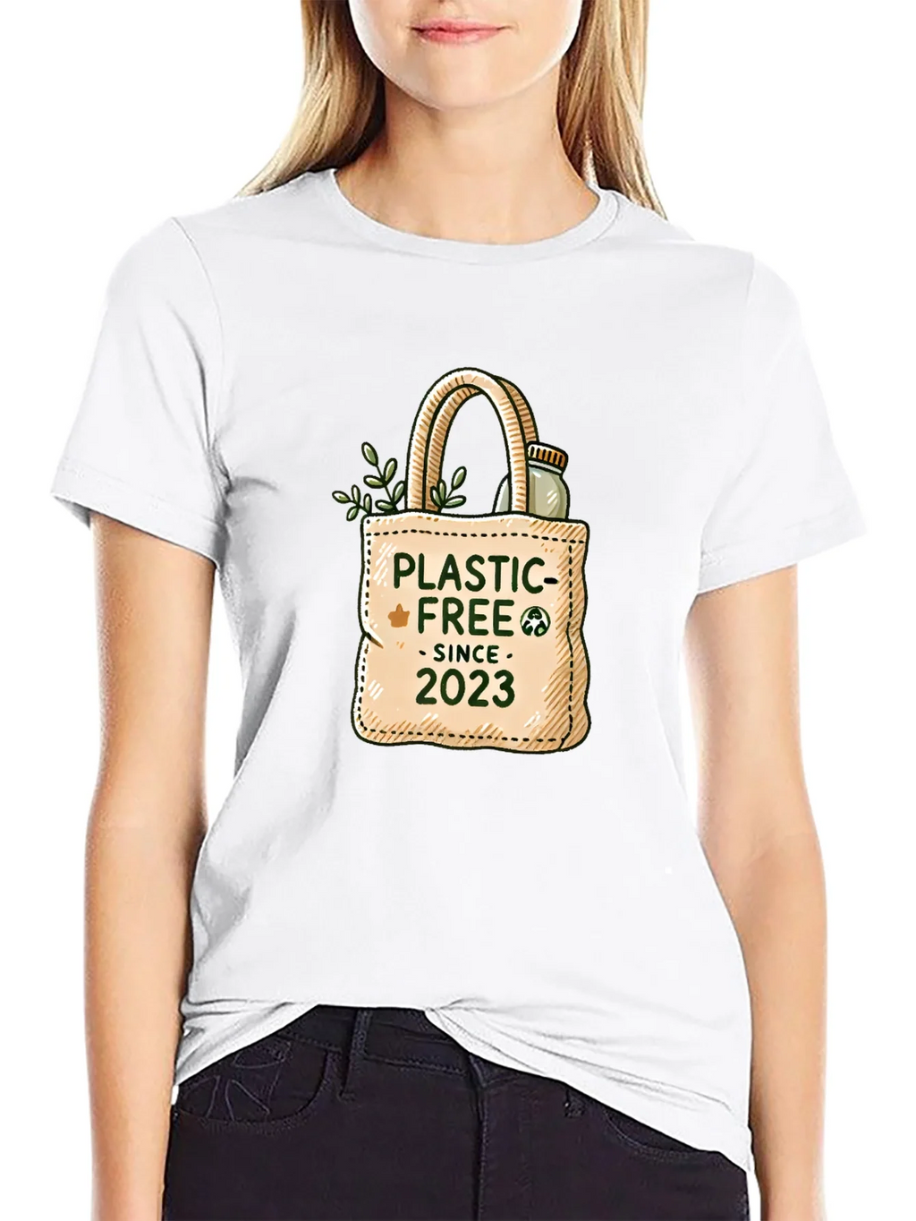 Plastic-Free Since 2023 Graphic Tee - Eco Friendly Fashion