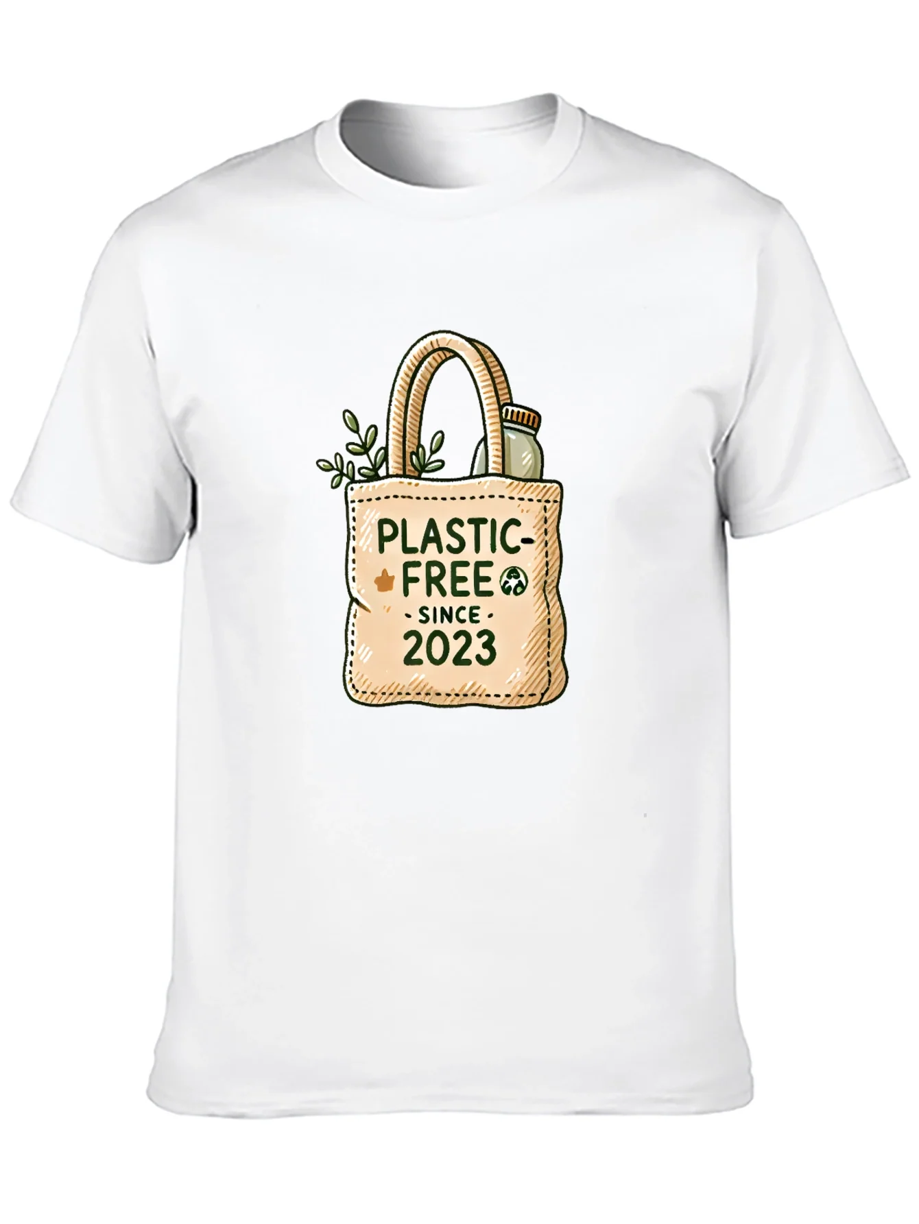 Plastic-Free Since 2023 Graphic Tee - Eco Friendly Fashion