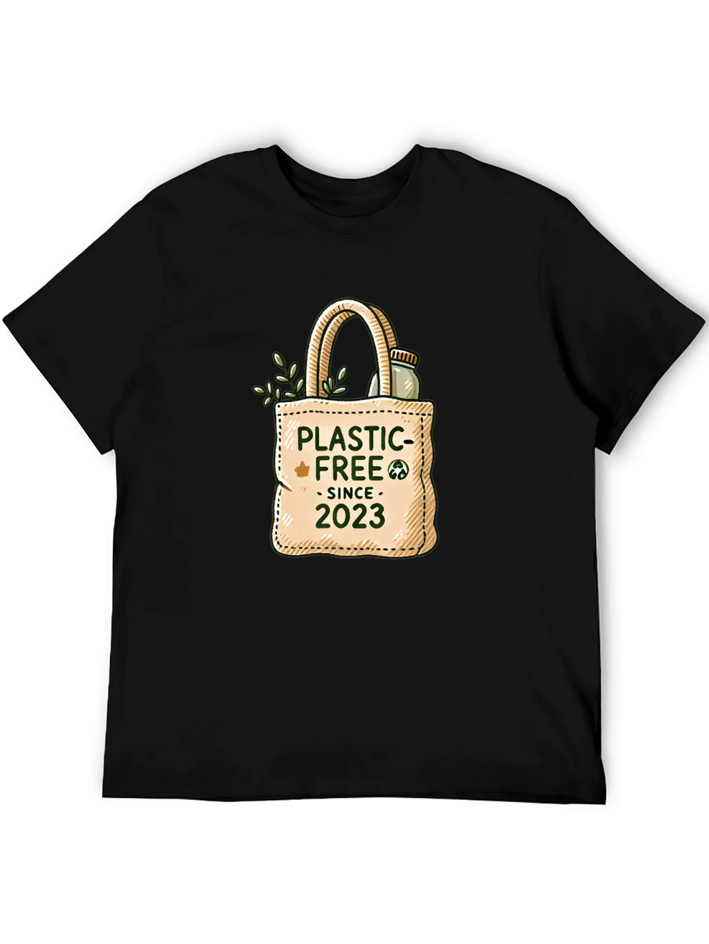 Plastic-Free Since 2023 Graphic Tee - Eco Friendly Fashion