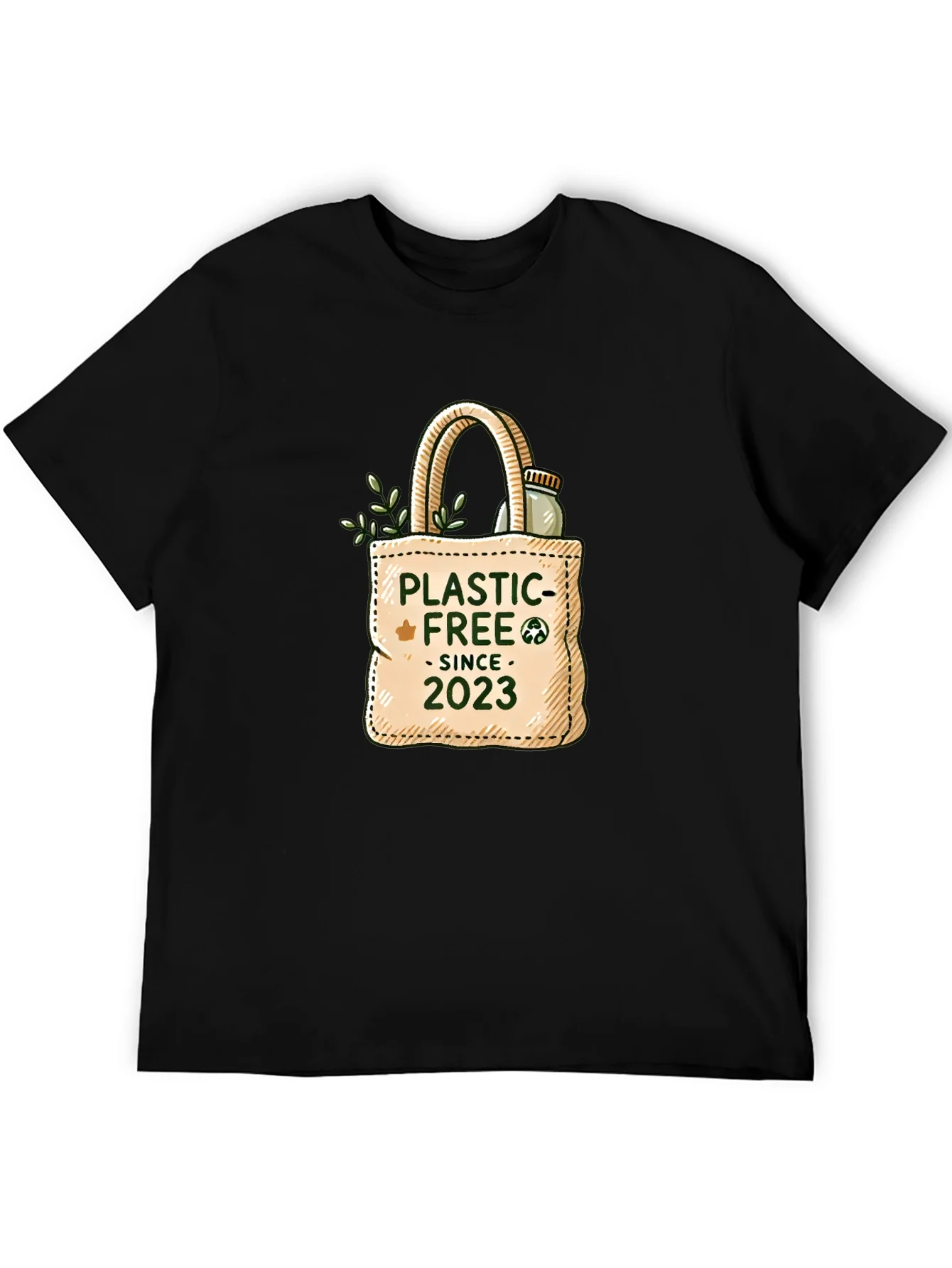 Plastic-Free Since 2023 Graphic Tee - Eco Friendly Fashion