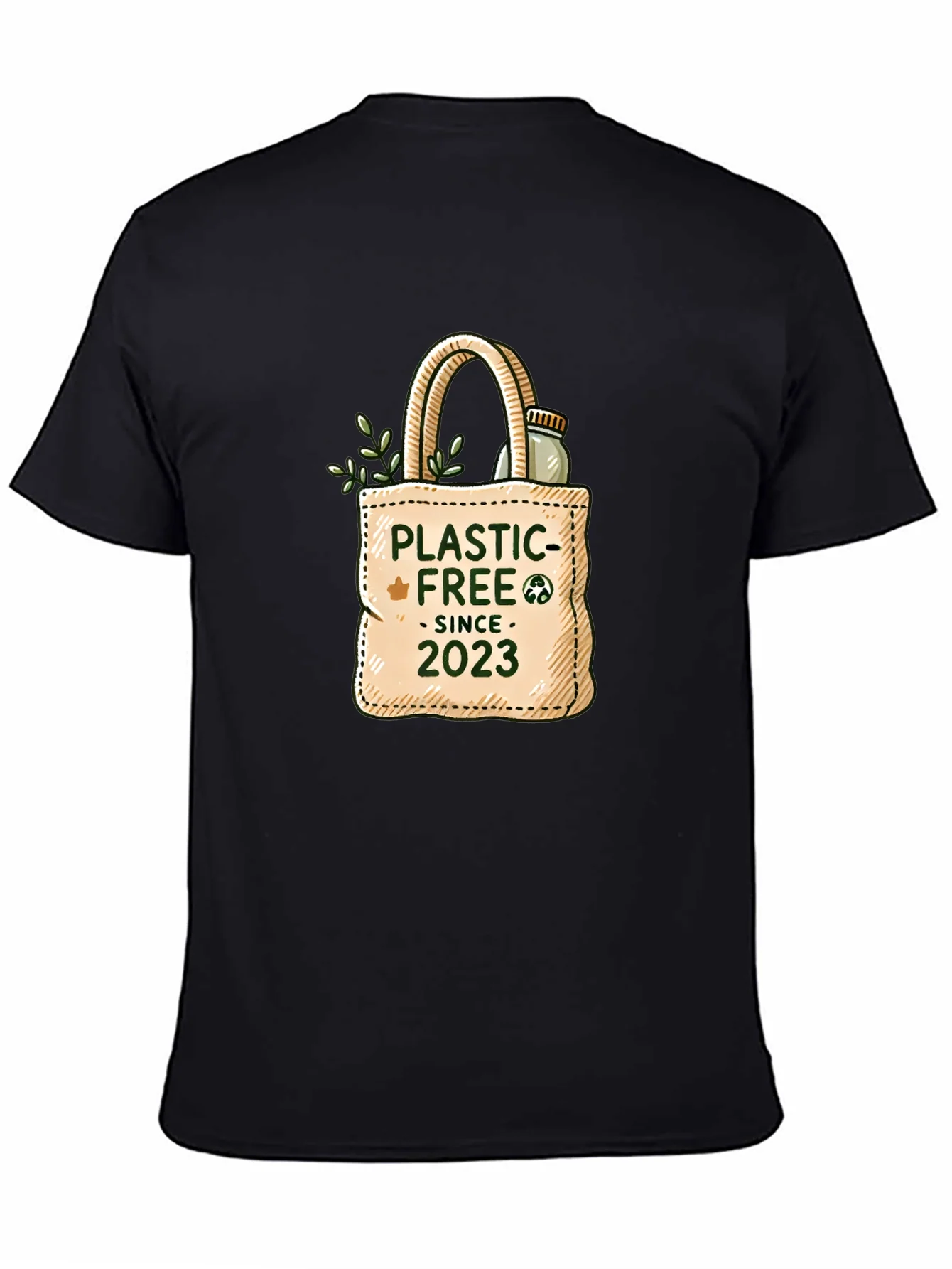 Plastic-Free Since 2023 Graphic Tee - Eco Friendly Fashion