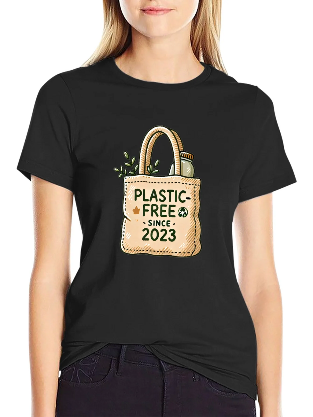 Plastic-Free Since 2023 Graphic Tee - Eco Friendly Fashion