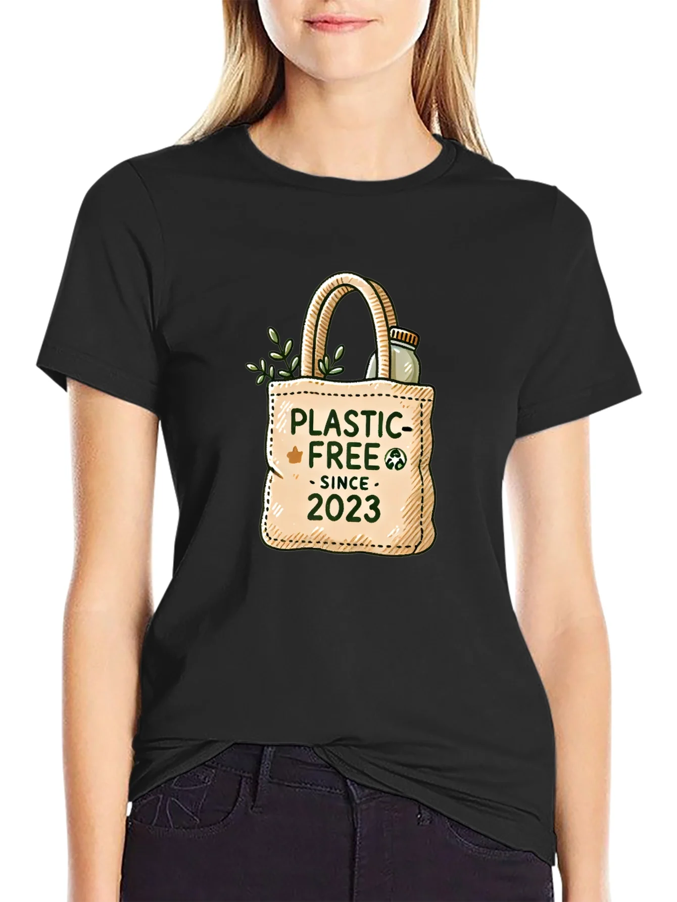 Plastic-Free Since 2023 Graphic Tee - Eco Friendly Fashion