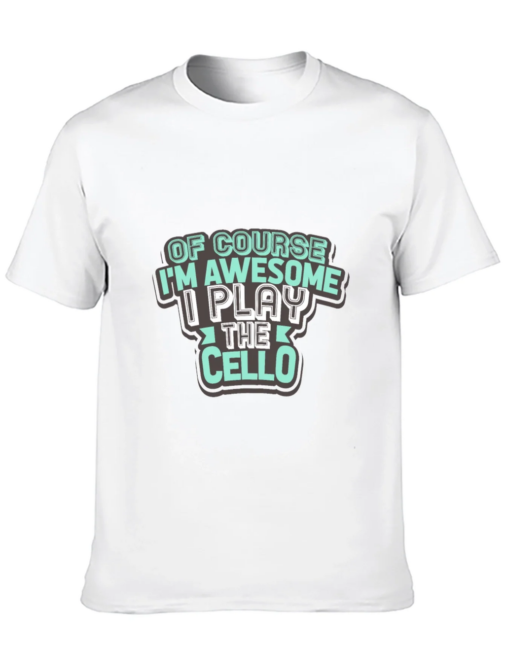 Awesome Cello Player T-Shirt - Black