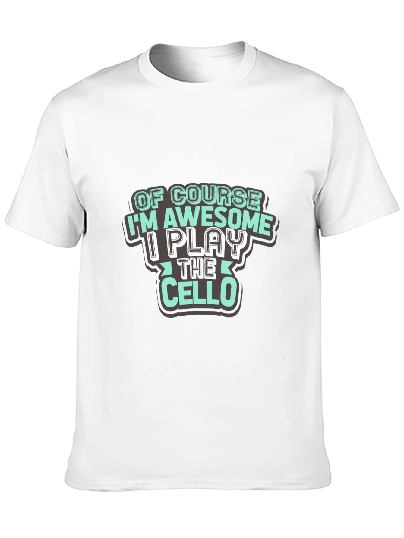 Awesome Cello Player T-Shirt - Black