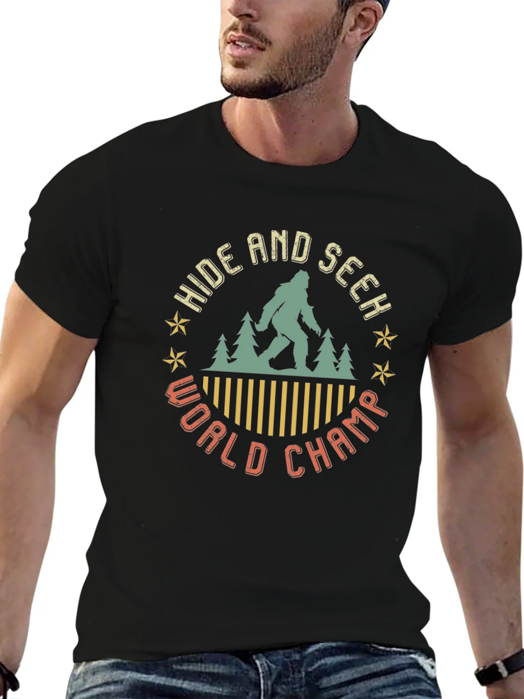 Hide and Seek World Champ Bigfoot T-Shirt