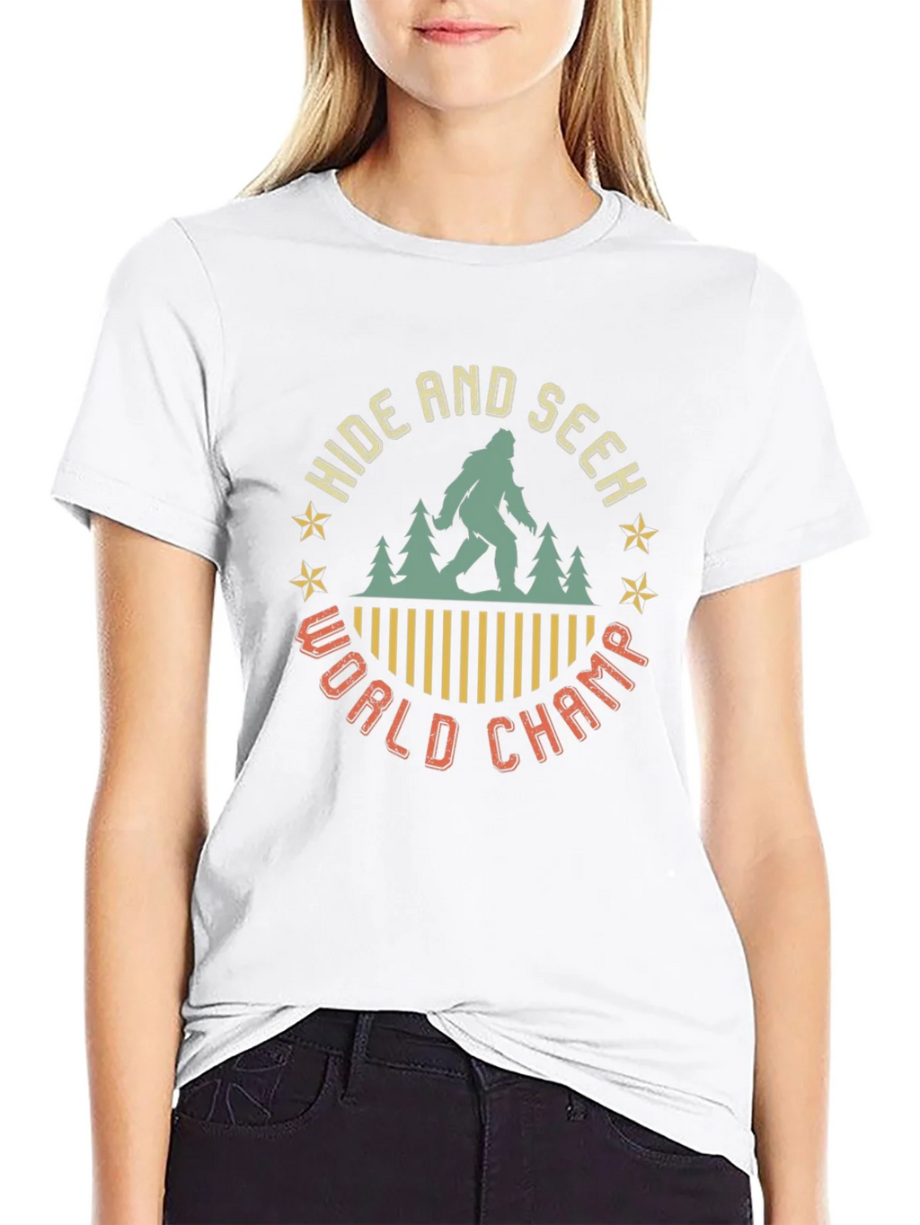 Hide and Seek World Champ Bigfoot T-Shirt