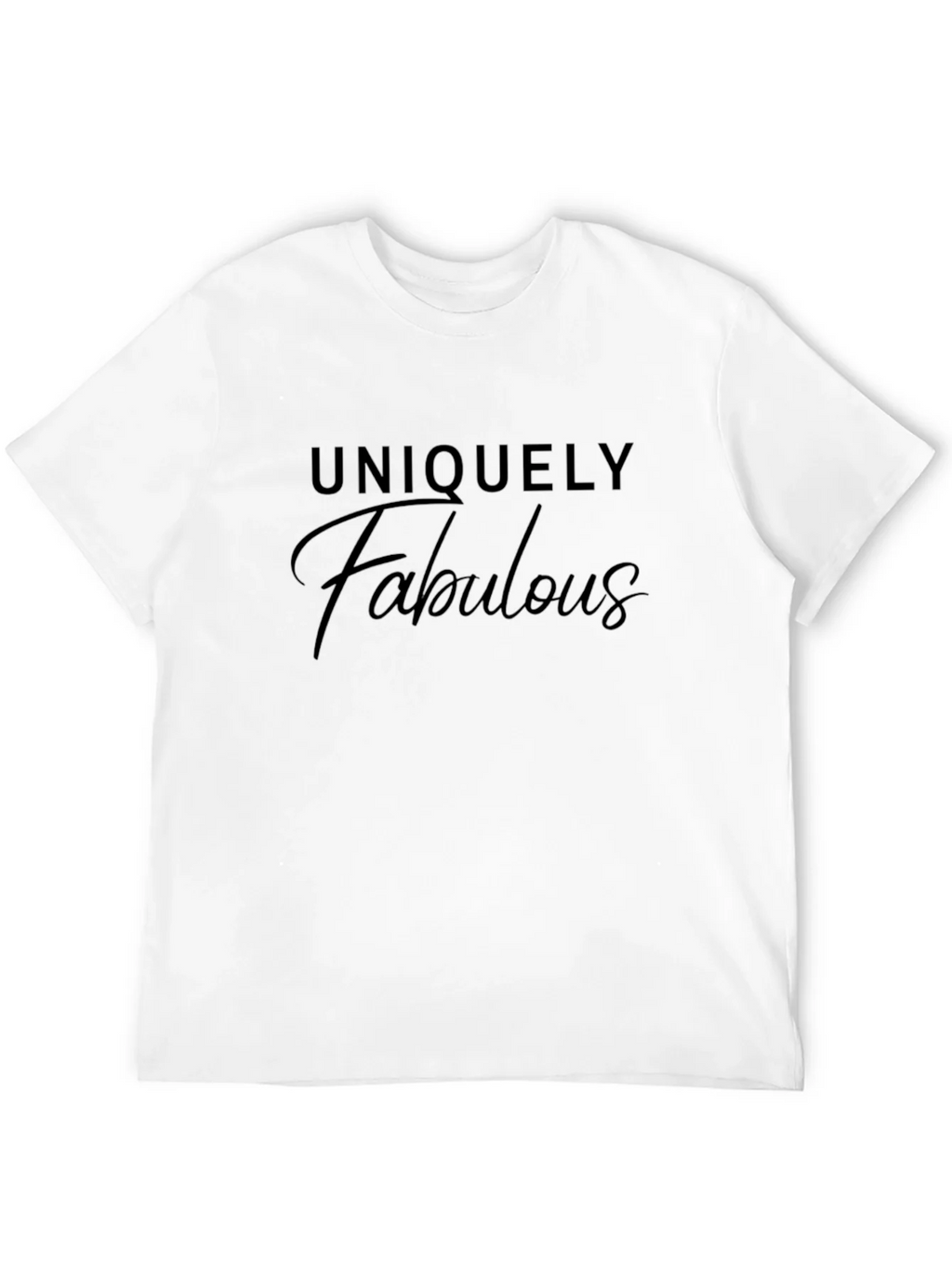 Uniquely Fabulous Black Graphic T-Shirt