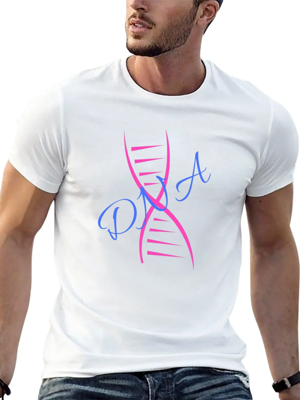 DNA Graphic Print Tee - Science Style