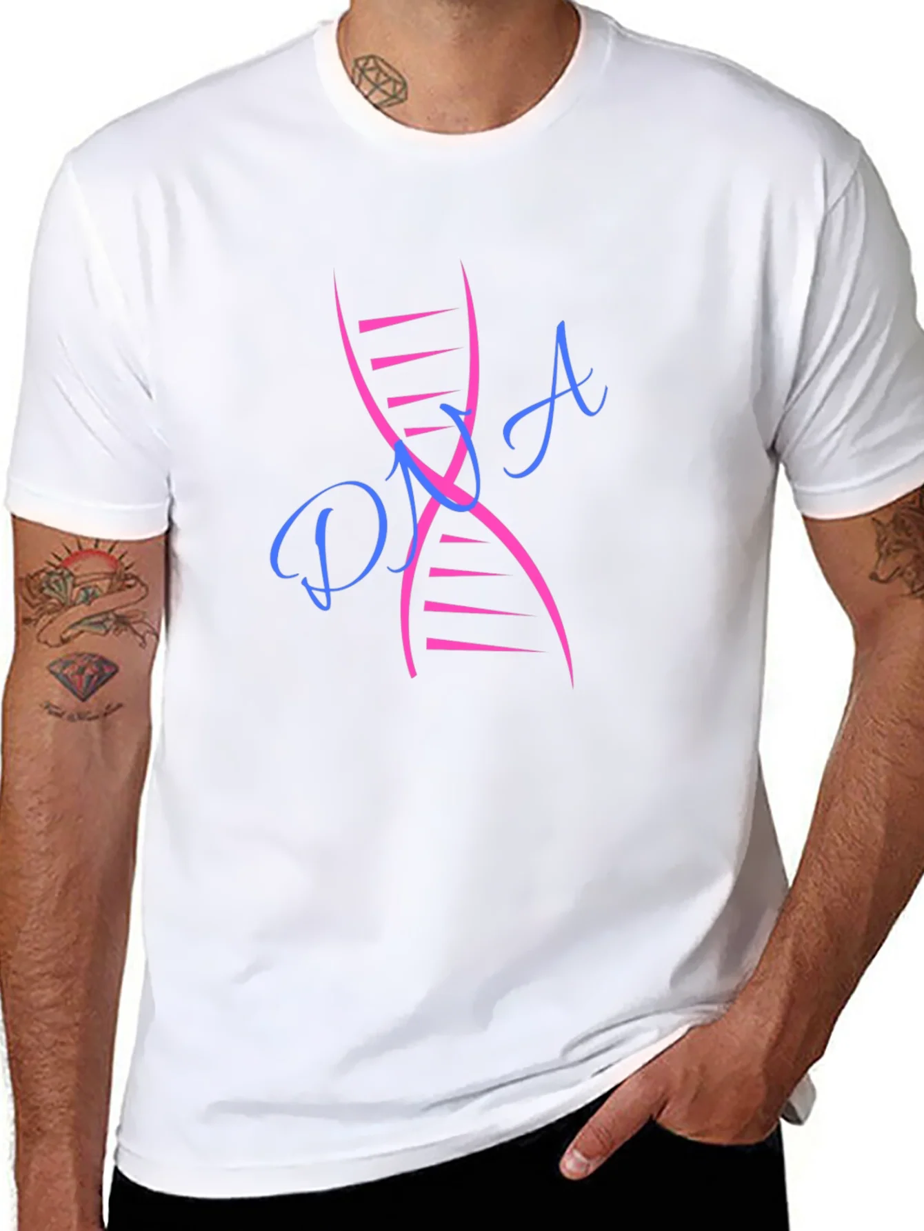 DNA Graphic Print Tee - Science Style