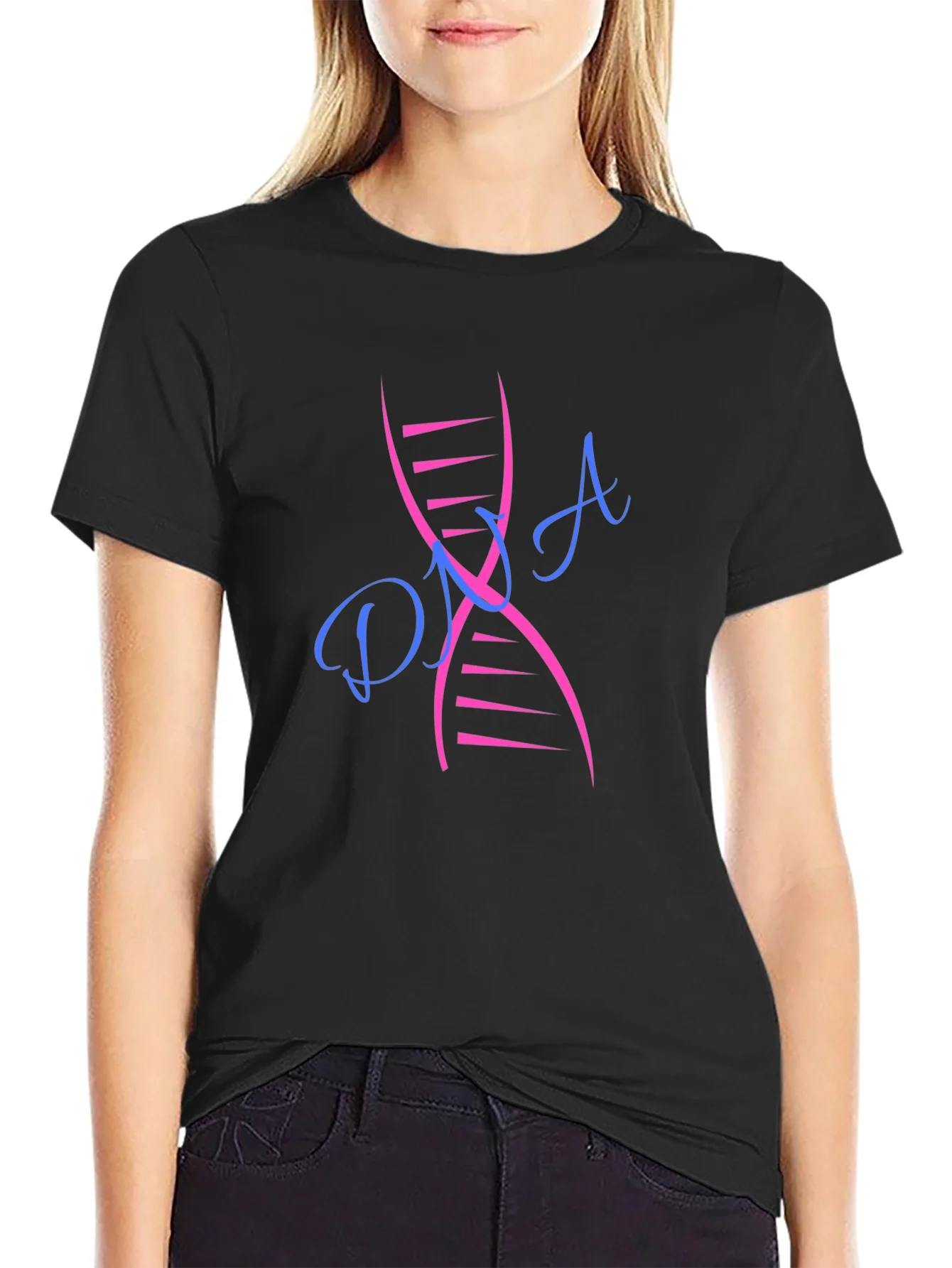 DNA Graphic Print Tee - Science Style