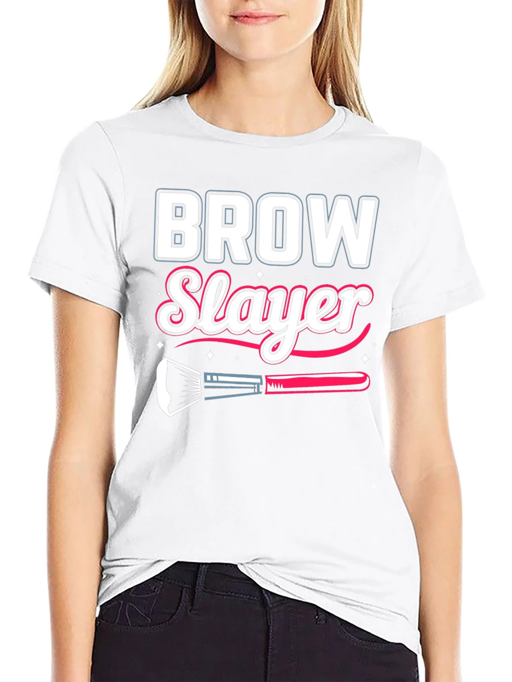 Brow Slayer T-Shirt - Makeup Artist Gift