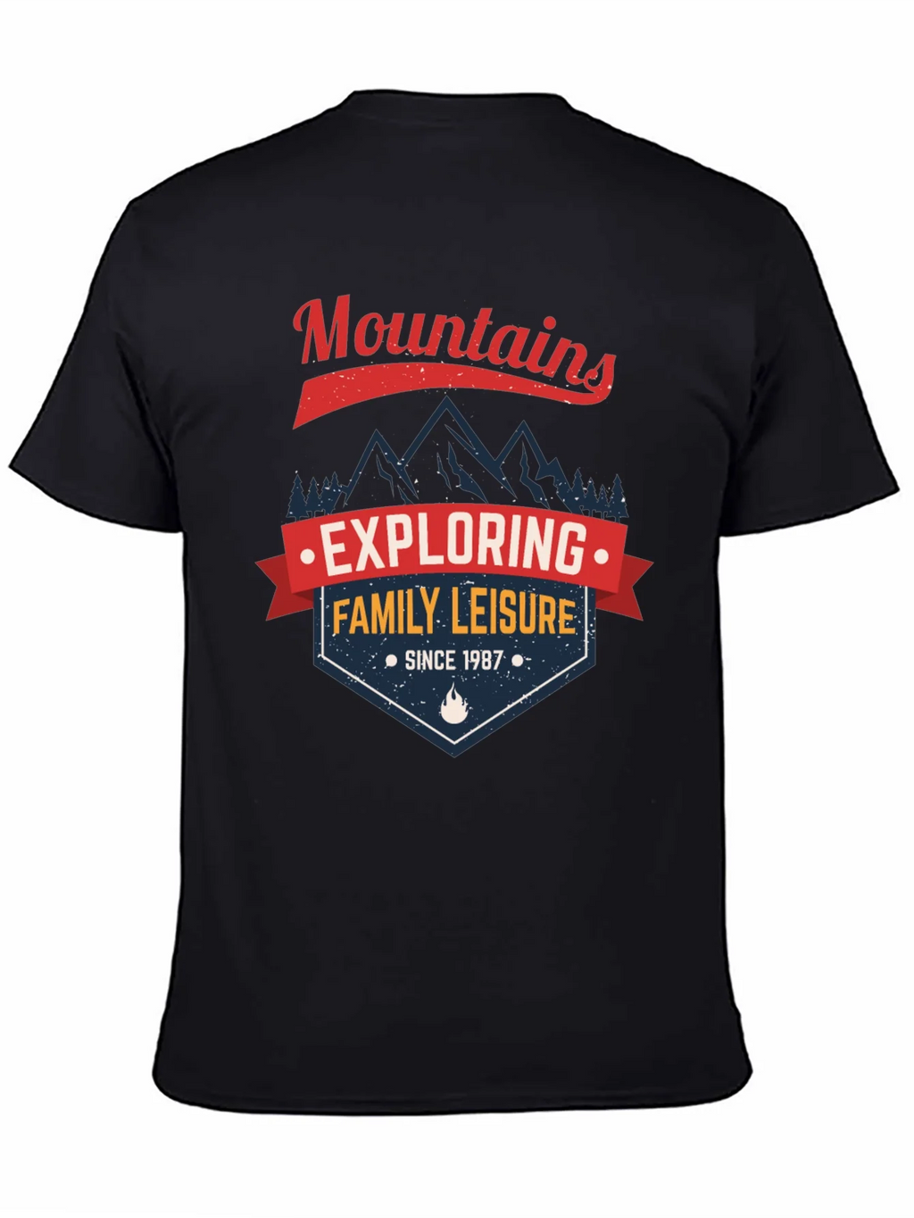 Mountains Family Leisure Graphic T-Shirt