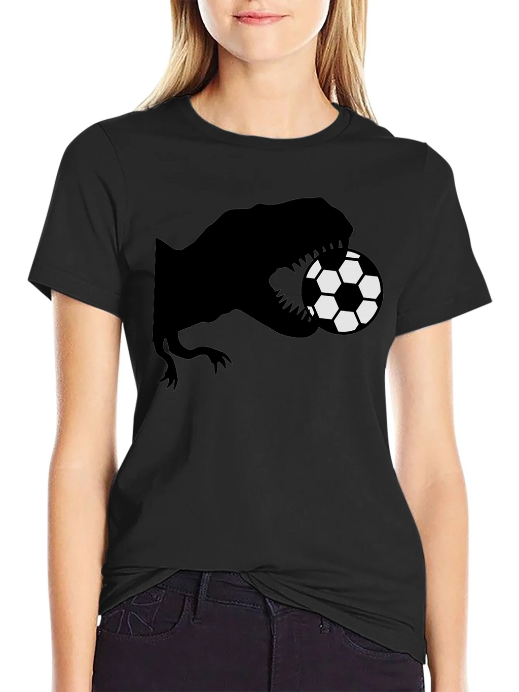 Dinosaur Soccer T-Shirt - Unique Graphic Tee