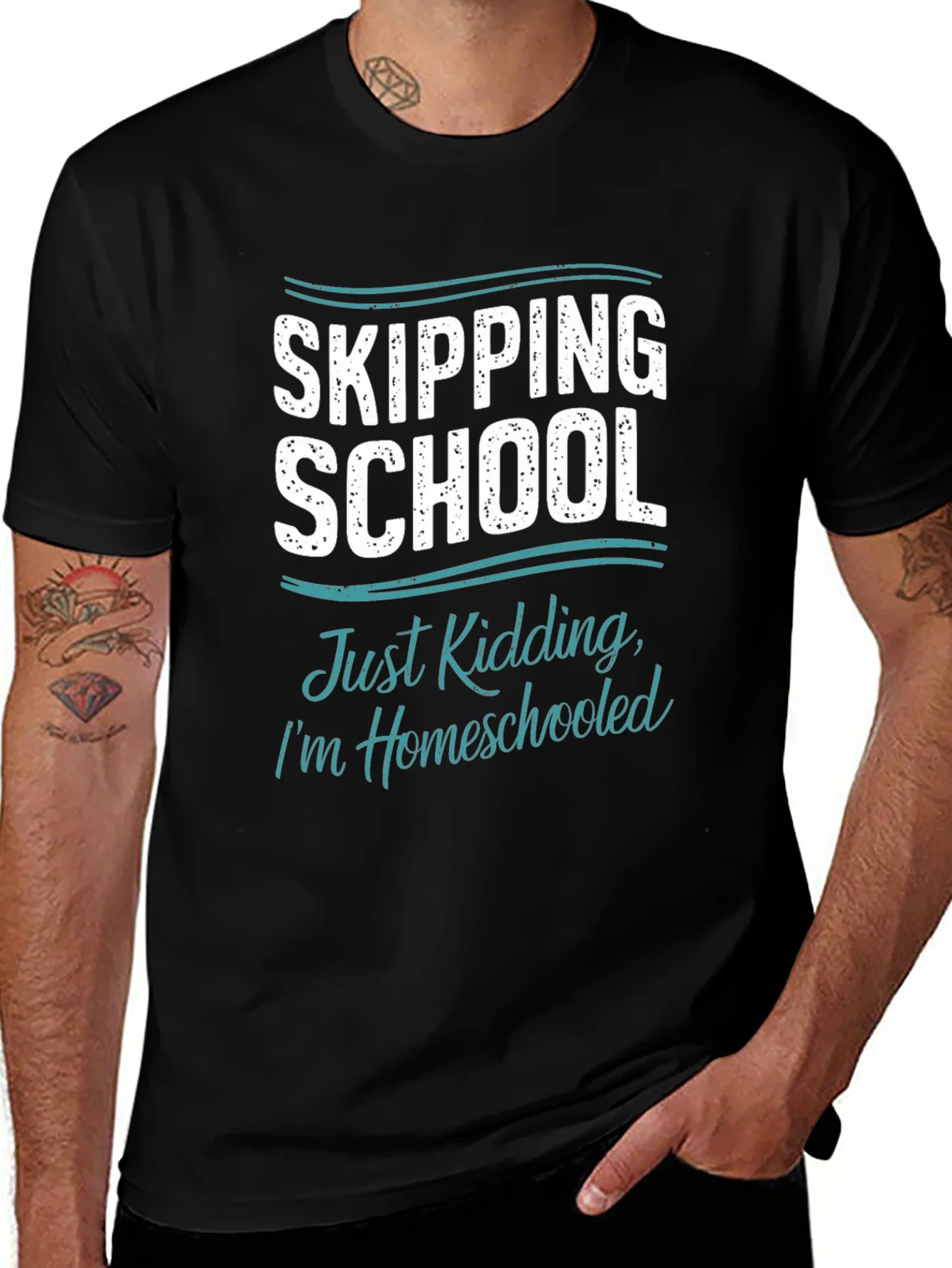 Skipping School Homeschooled T-Shirt