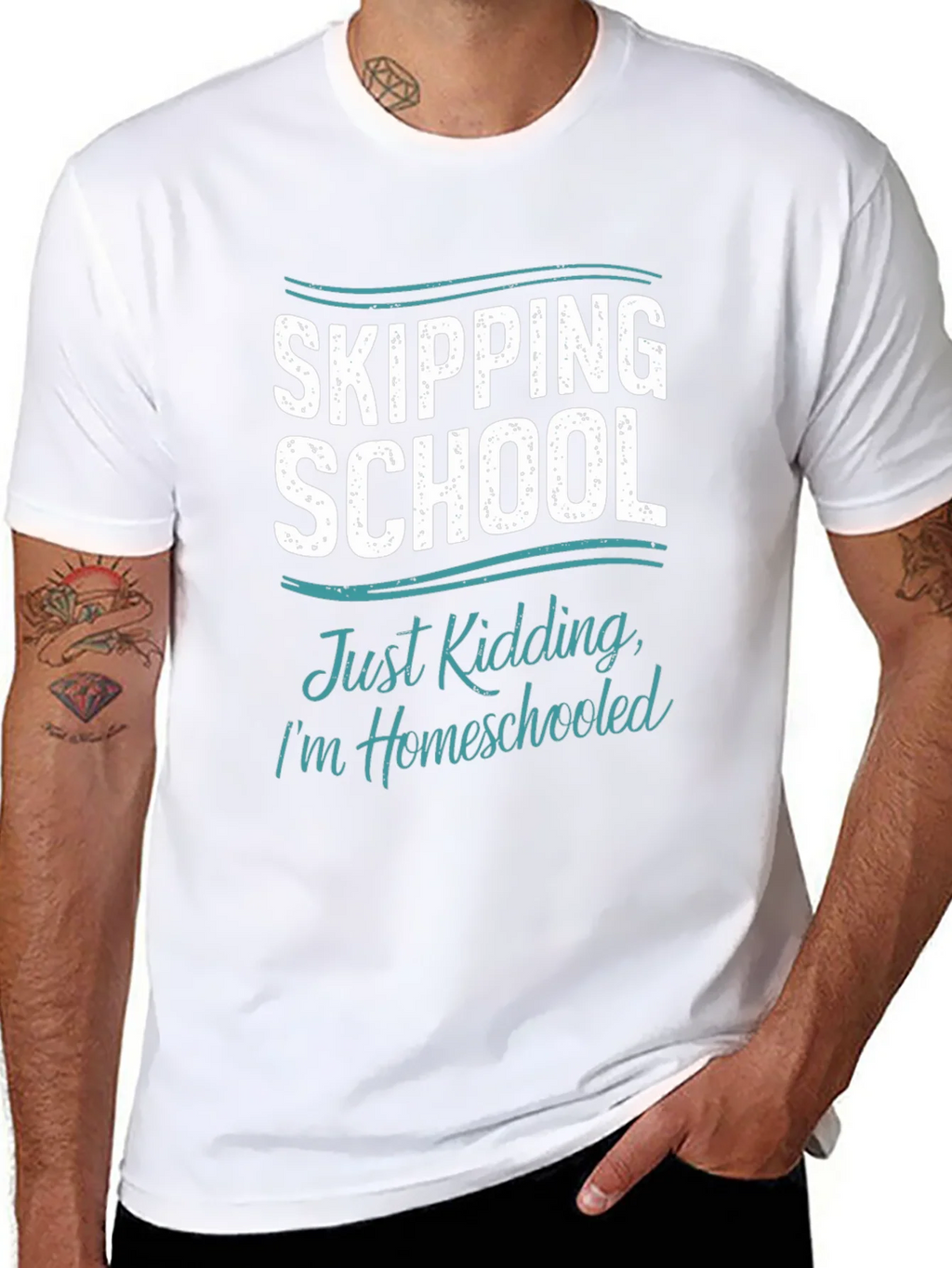 Skipping School Homeschooled T-Shirt