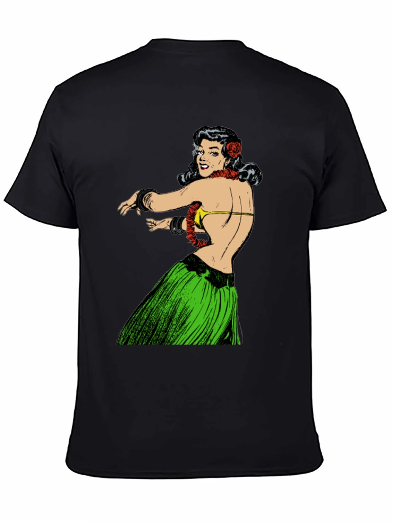 Hula Girl Graphic Tee - Vintage Inspired