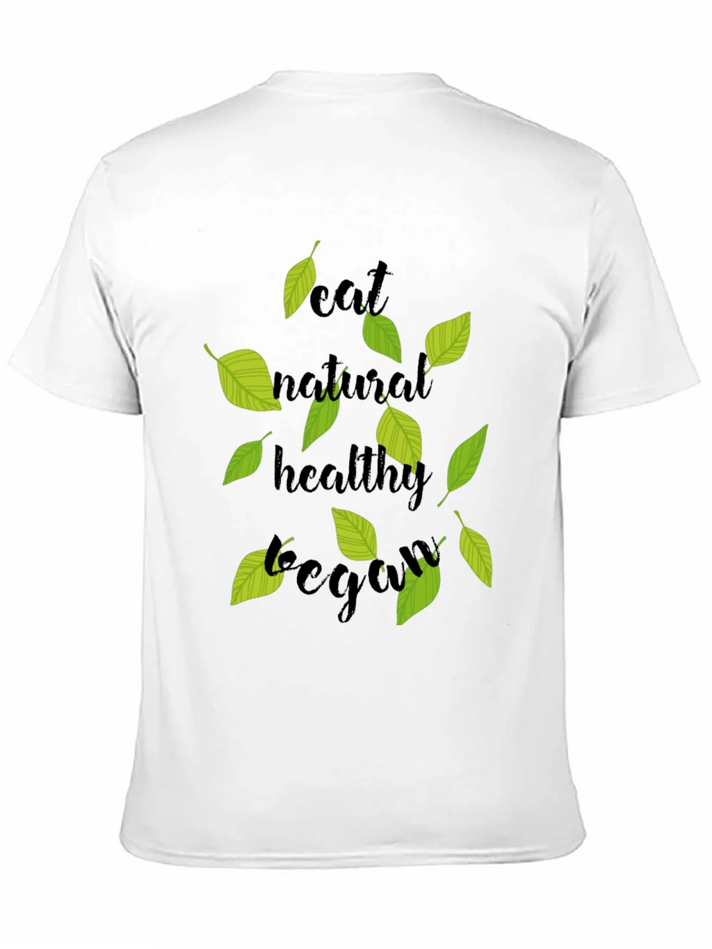 Eat Natural Vegan Black T-Shirt