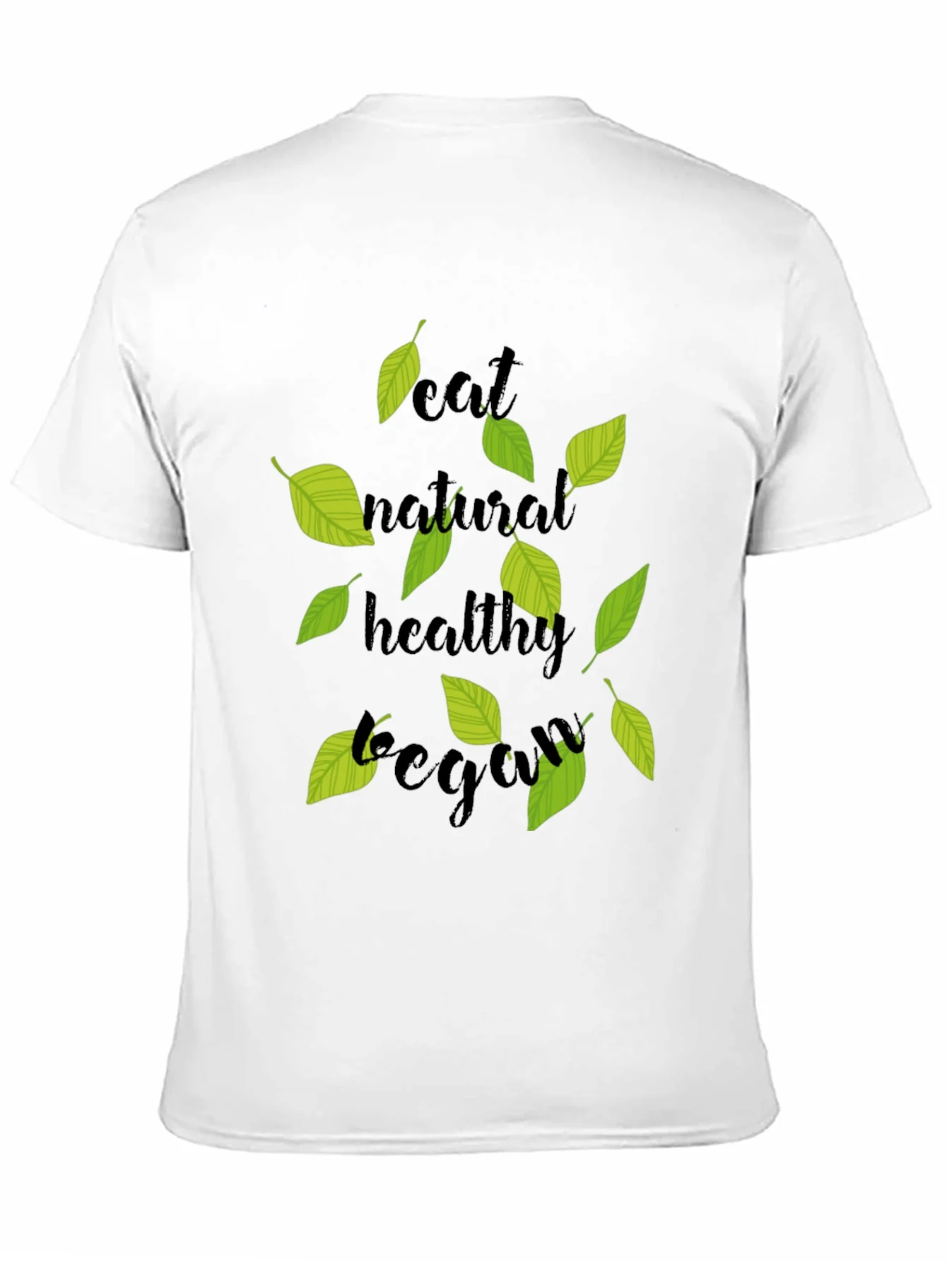Eat Natural Vegan Black T-Shirt