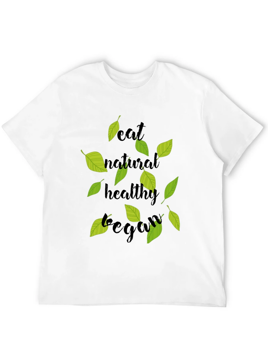 Eat Natural Vegan Black T-Shirt