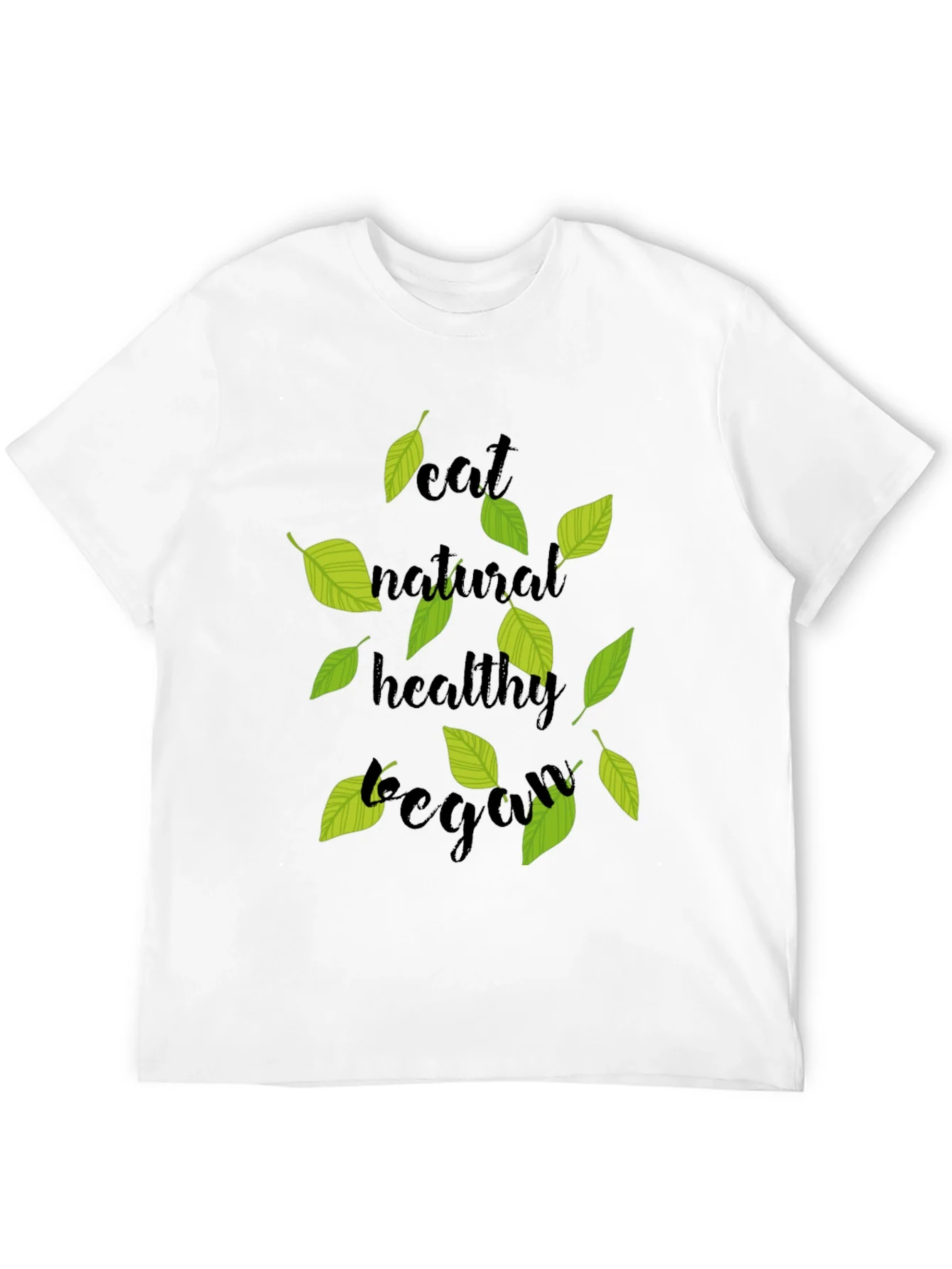 Eat Natural Vegan Black T-Shirt