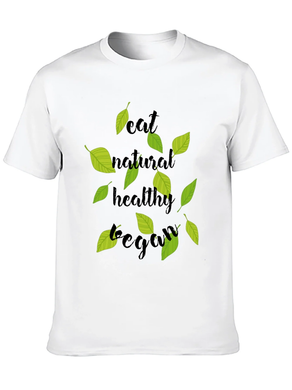 Eat Natural Vegan Black T-Shirt