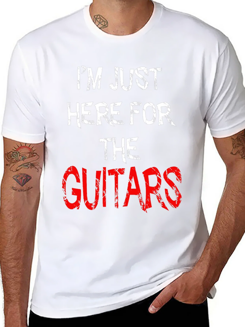 Im Just Here For The Guitars T-Shirt