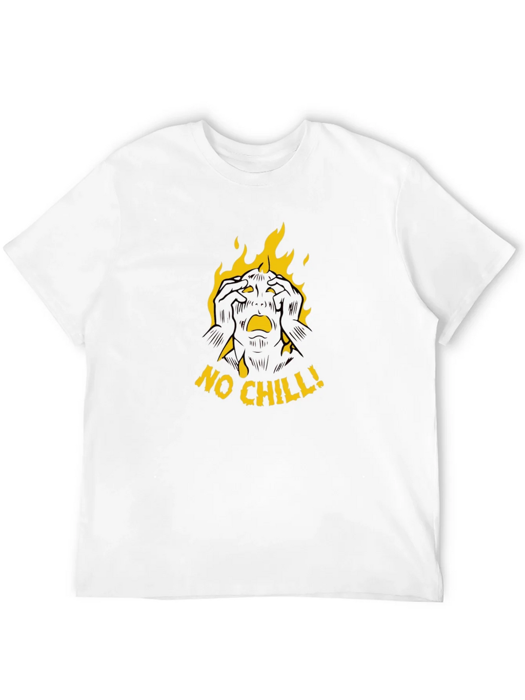 No Chill Graphic Black T-Shirt