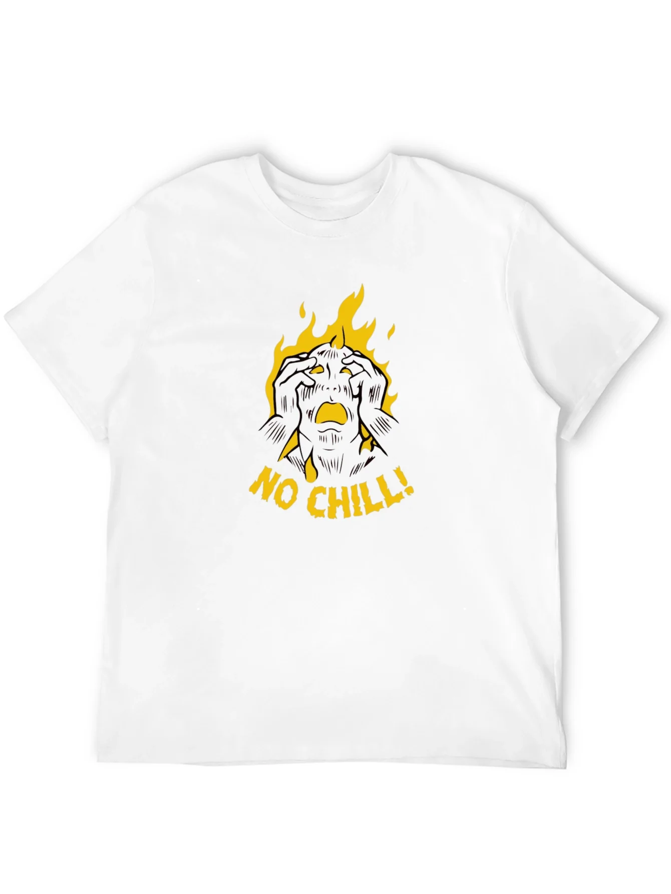 No Chill Graphic Black T-Shirt