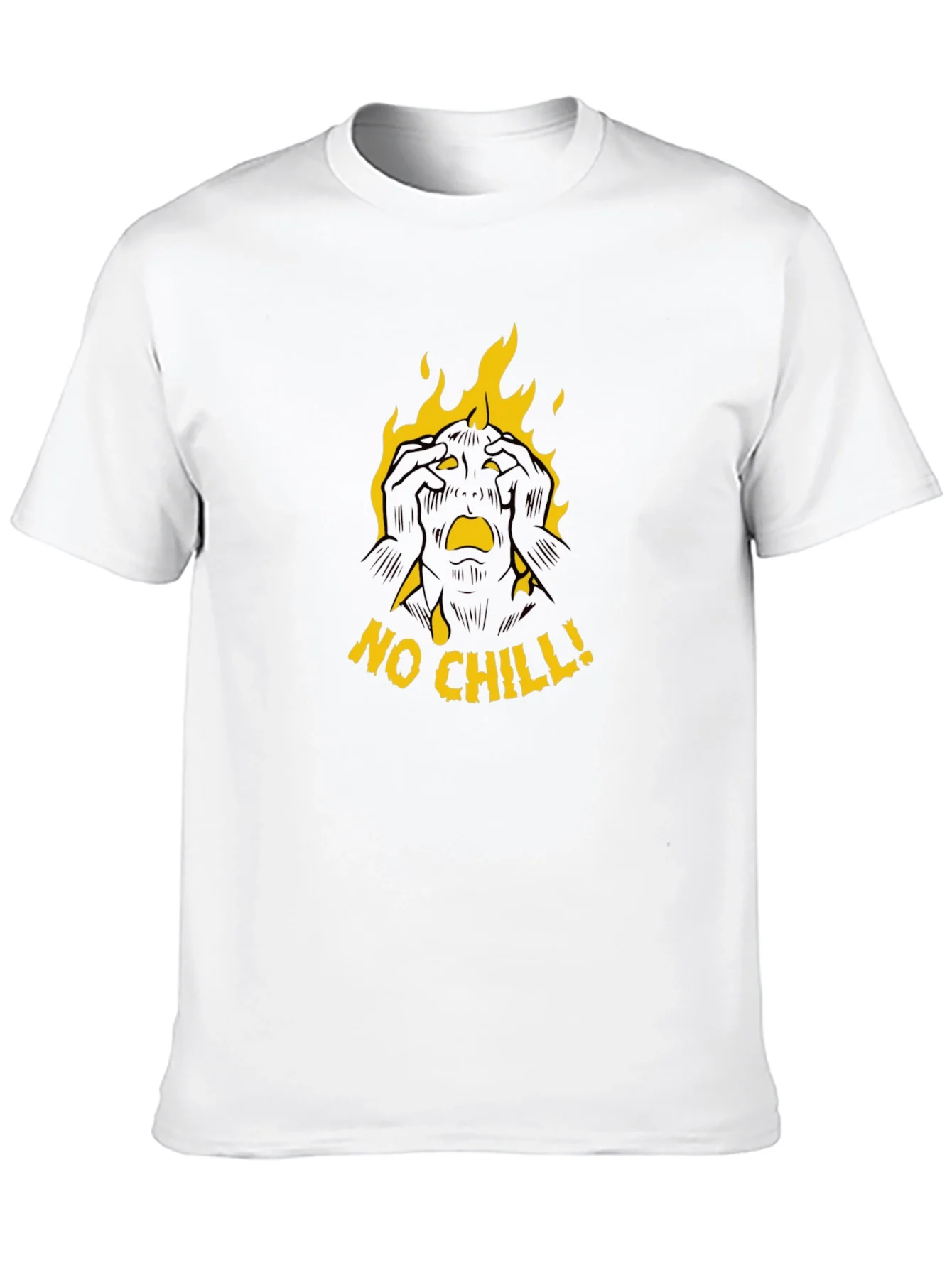 No Chill Graphic Black T-Shirt