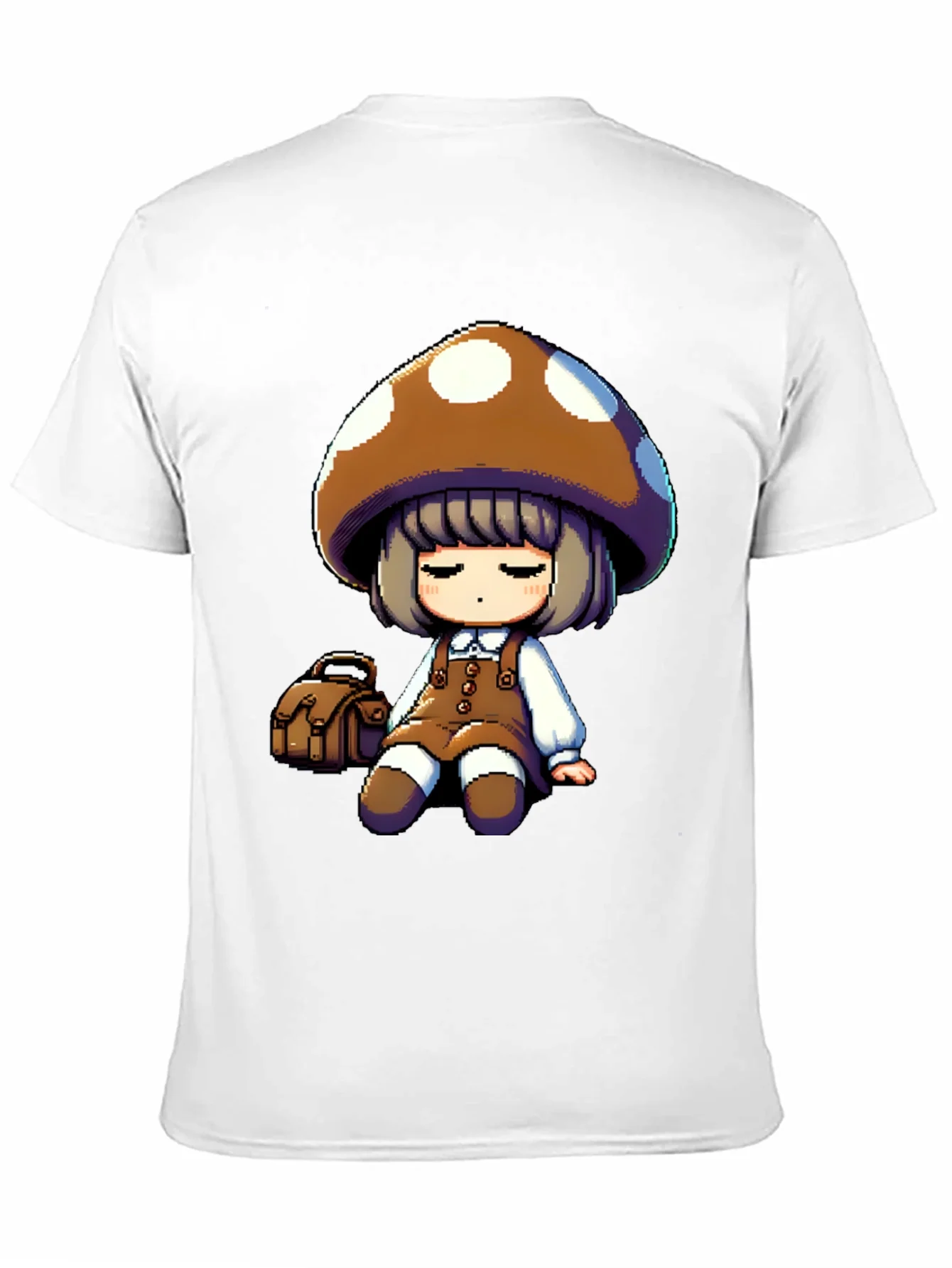 Mushroom Girl Graphic Tee - Casual Style