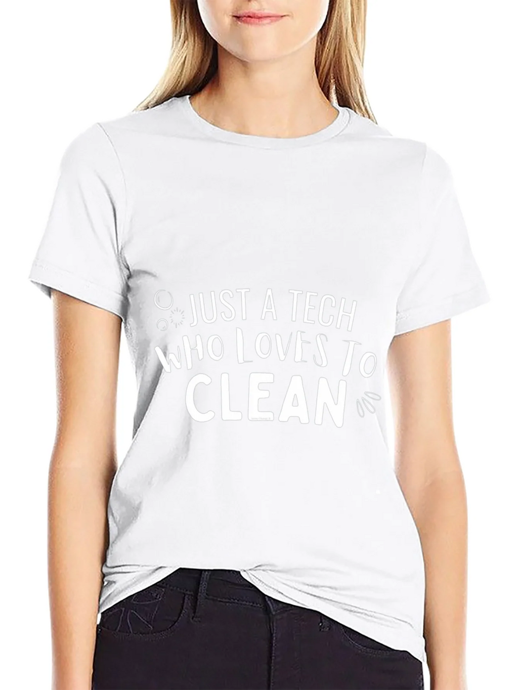 Just A Tech Who Loves To Clean T-Shirt