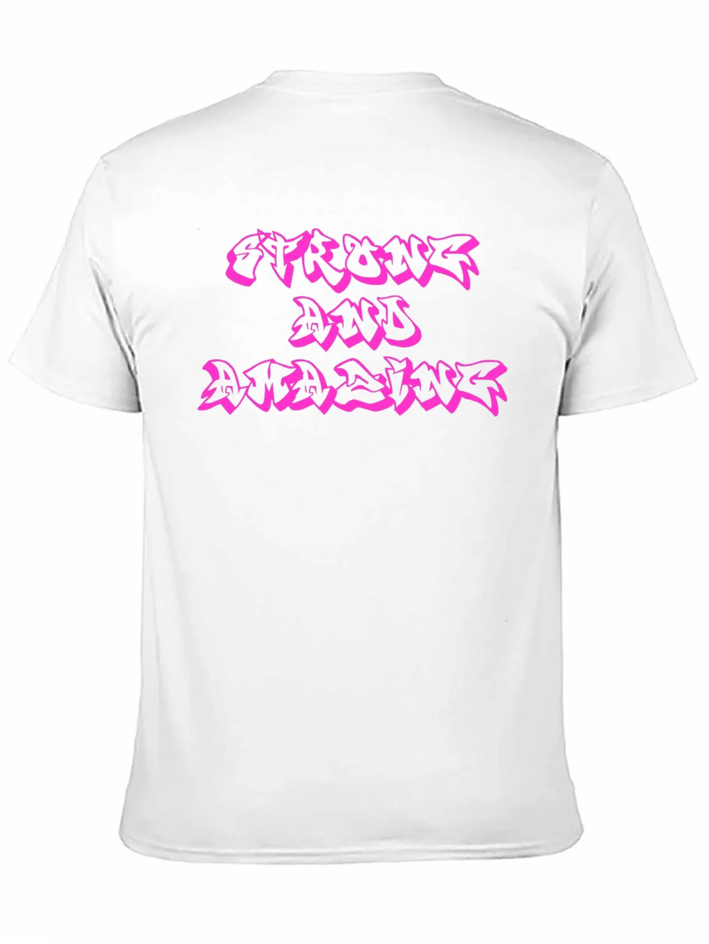Strong and Amazing Black T-Shirt
