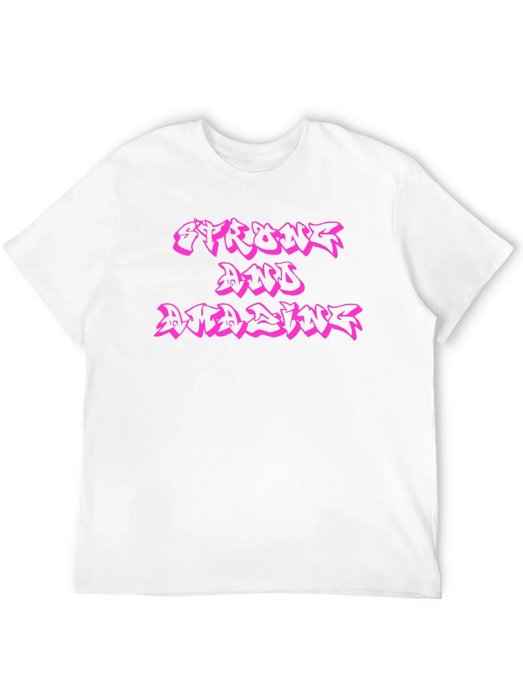 Strong and Amazing Black T-Shirt