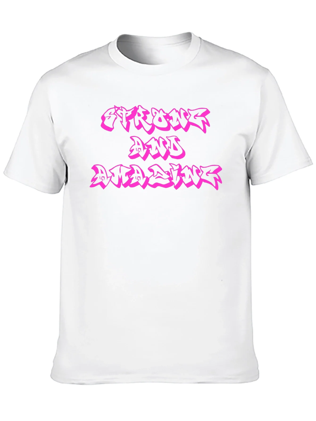 Strong and Amazing Black T-Shirt