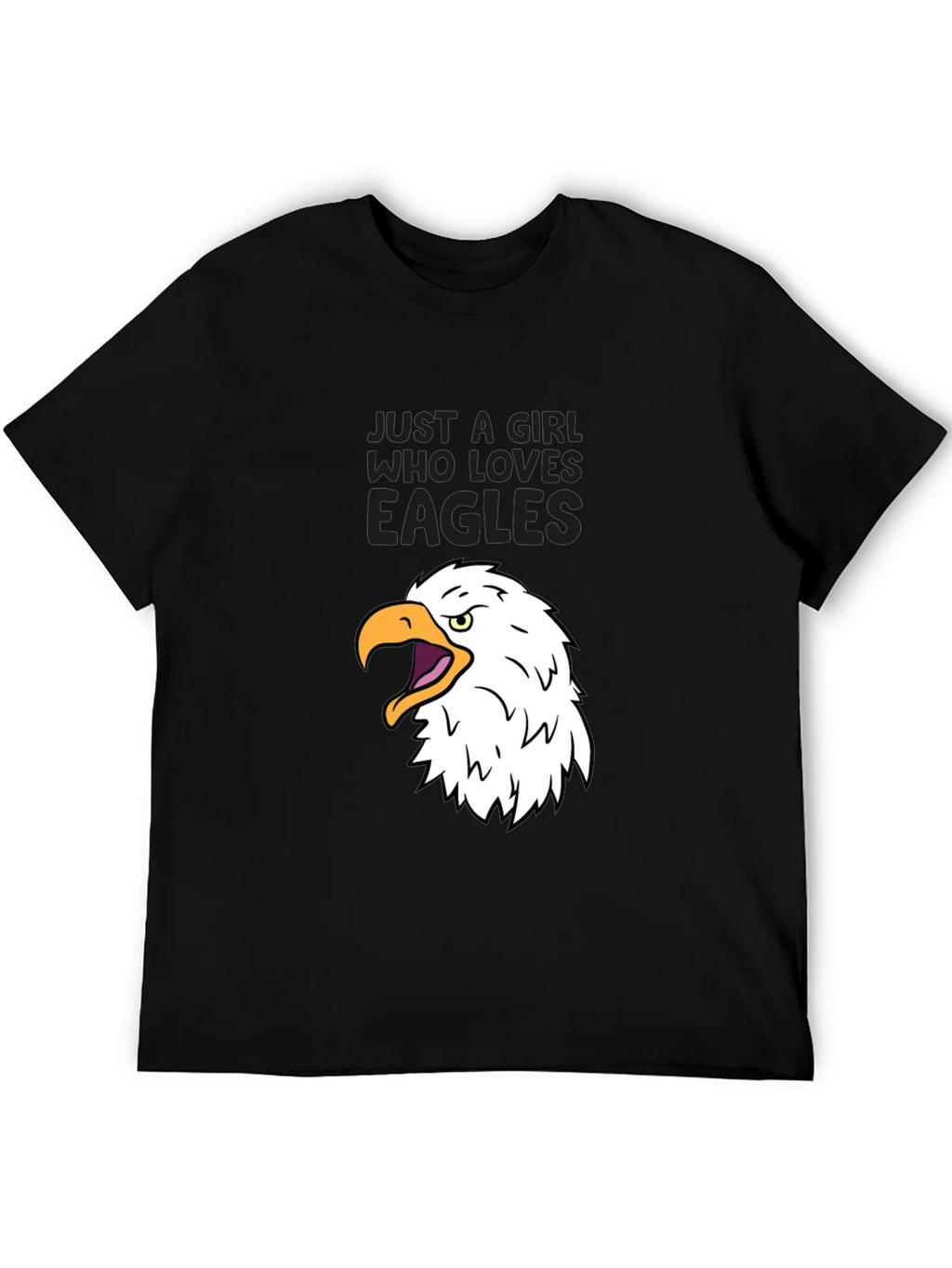 Just a Girl Who Loves Eagles T-Shirt