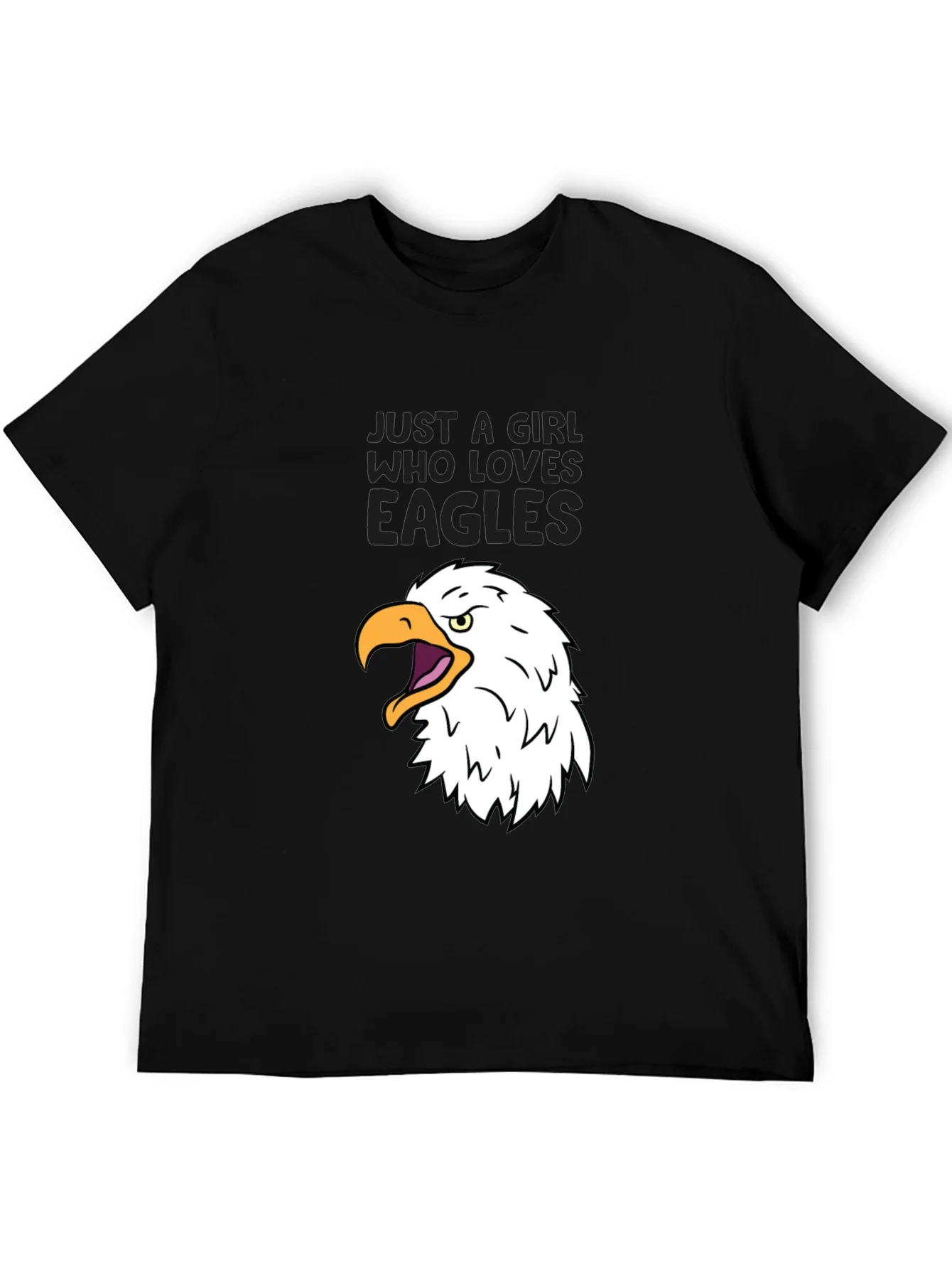 Just a Girl Who Loves Eagles T-Shirt
