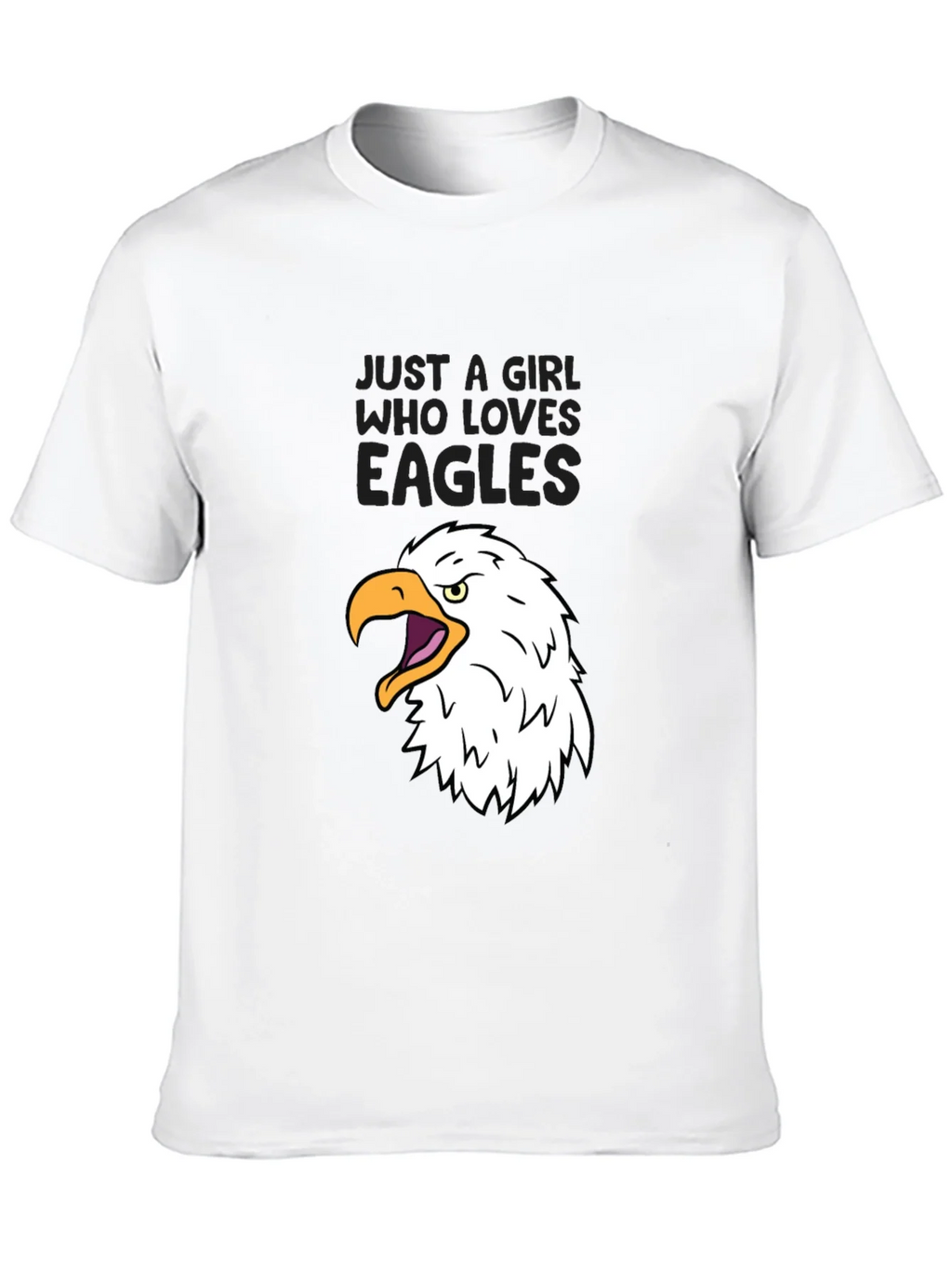 Just a Girl Who Loves Eagles T-Shirt
