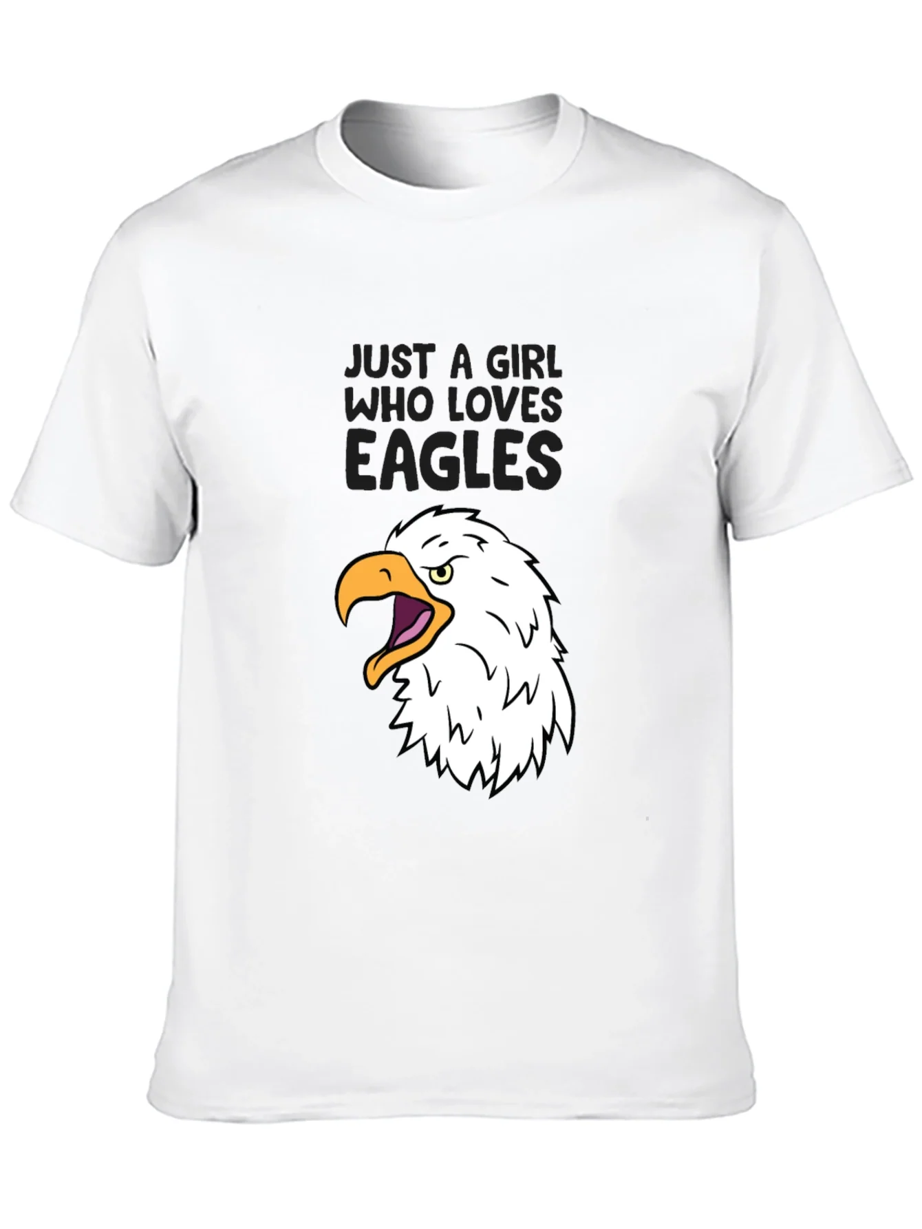 Just a Girl Who Loves Eagles T-Shirt