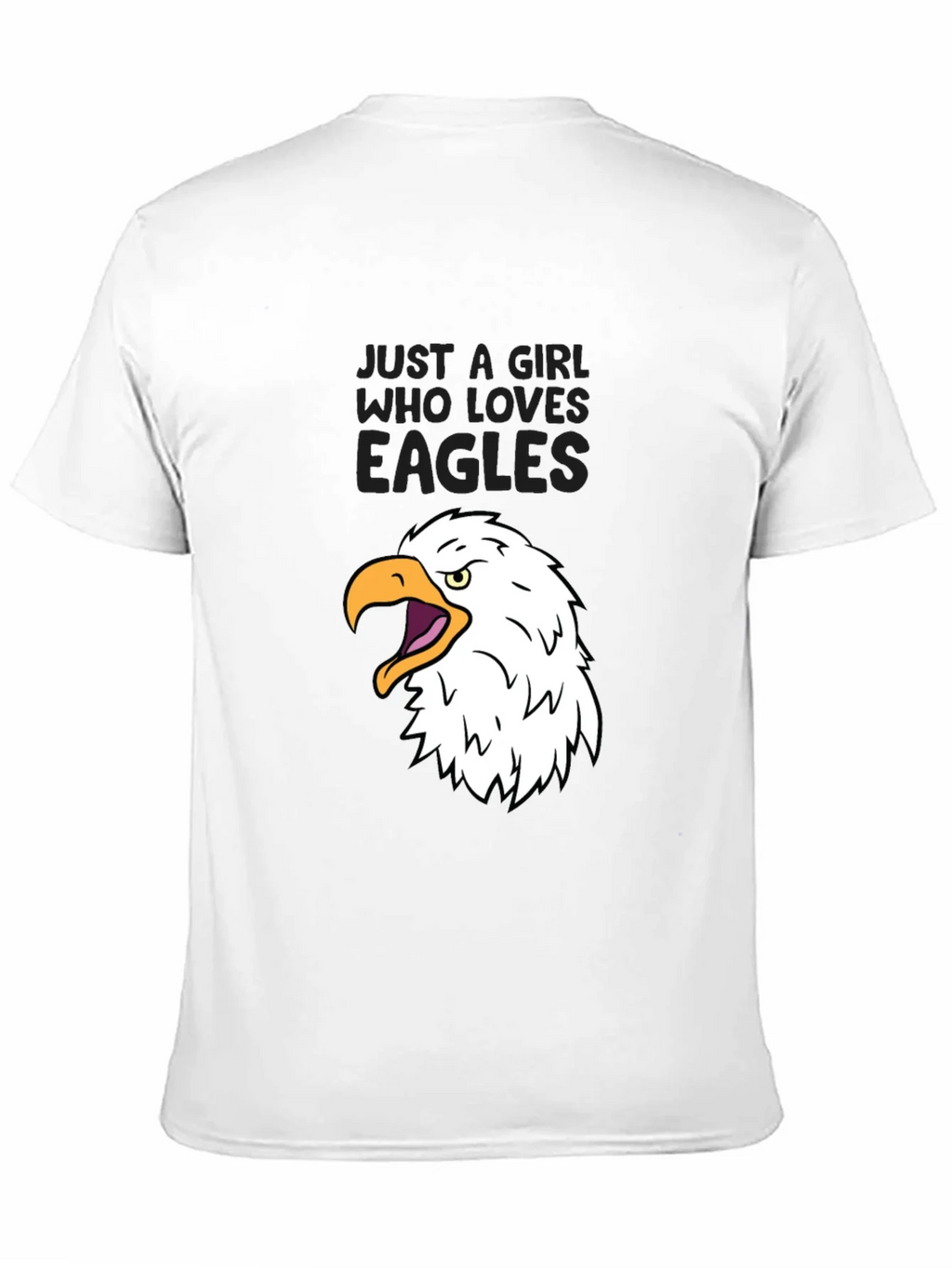 Just a Girl Who Loves Eagles T-Shirt
